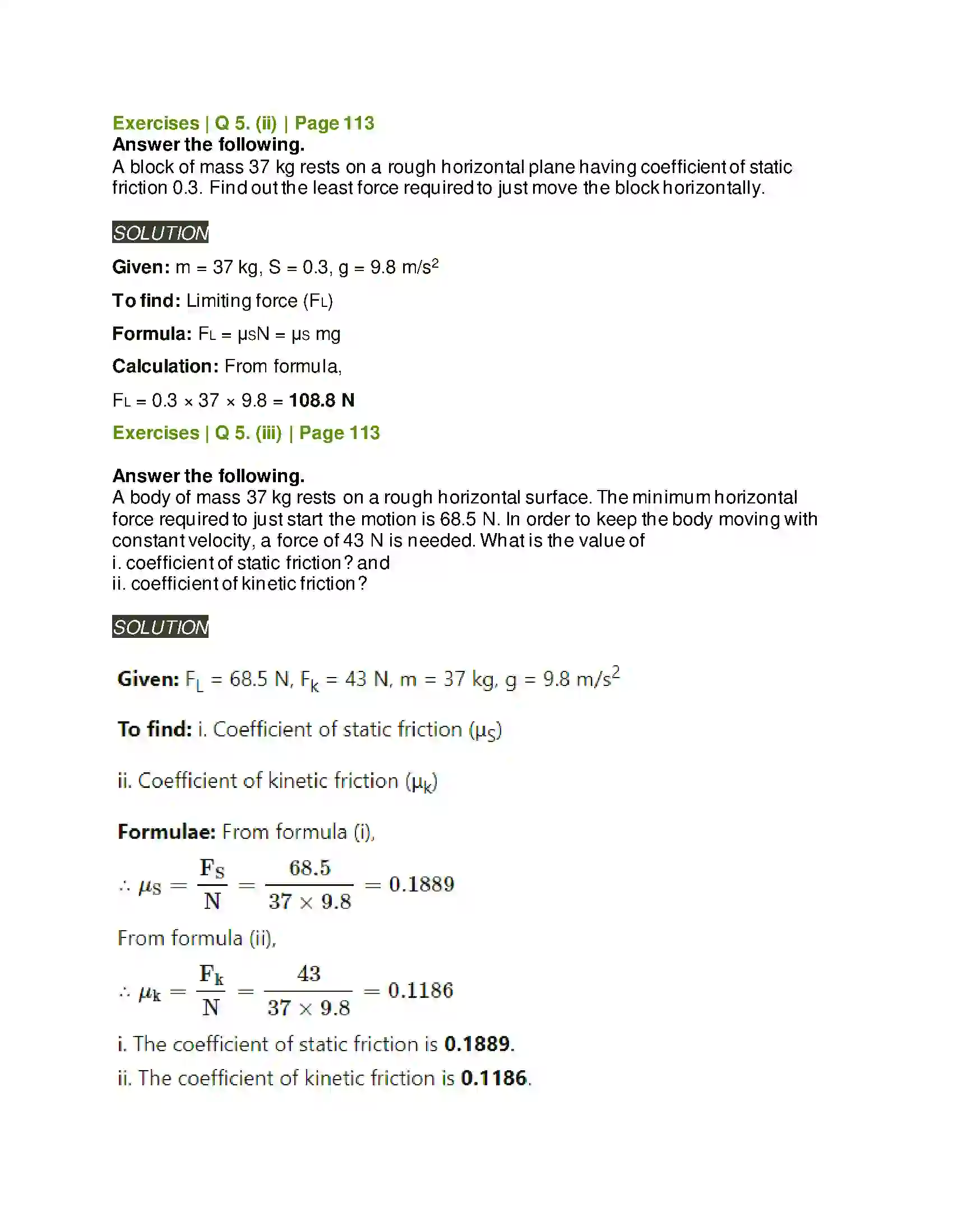 Maharashtra Board Class 11th Physics Mechanical Properties of Solids Solution 13