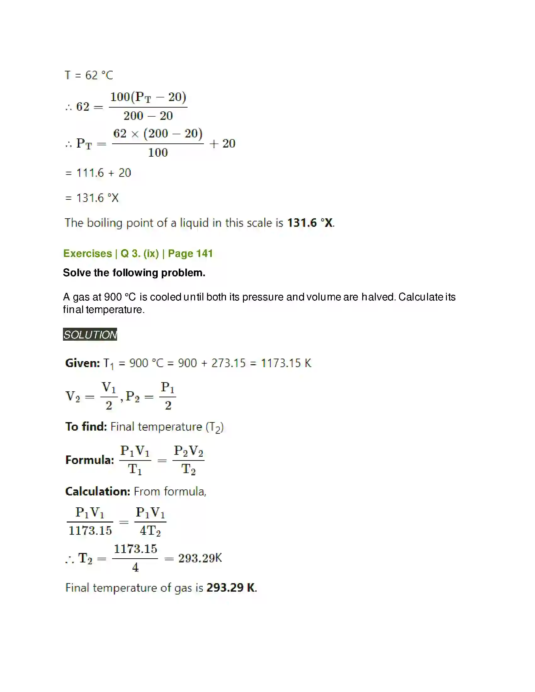 Maharashtra Board Class 11th Physics Thermal Properties of Matter Solution 18