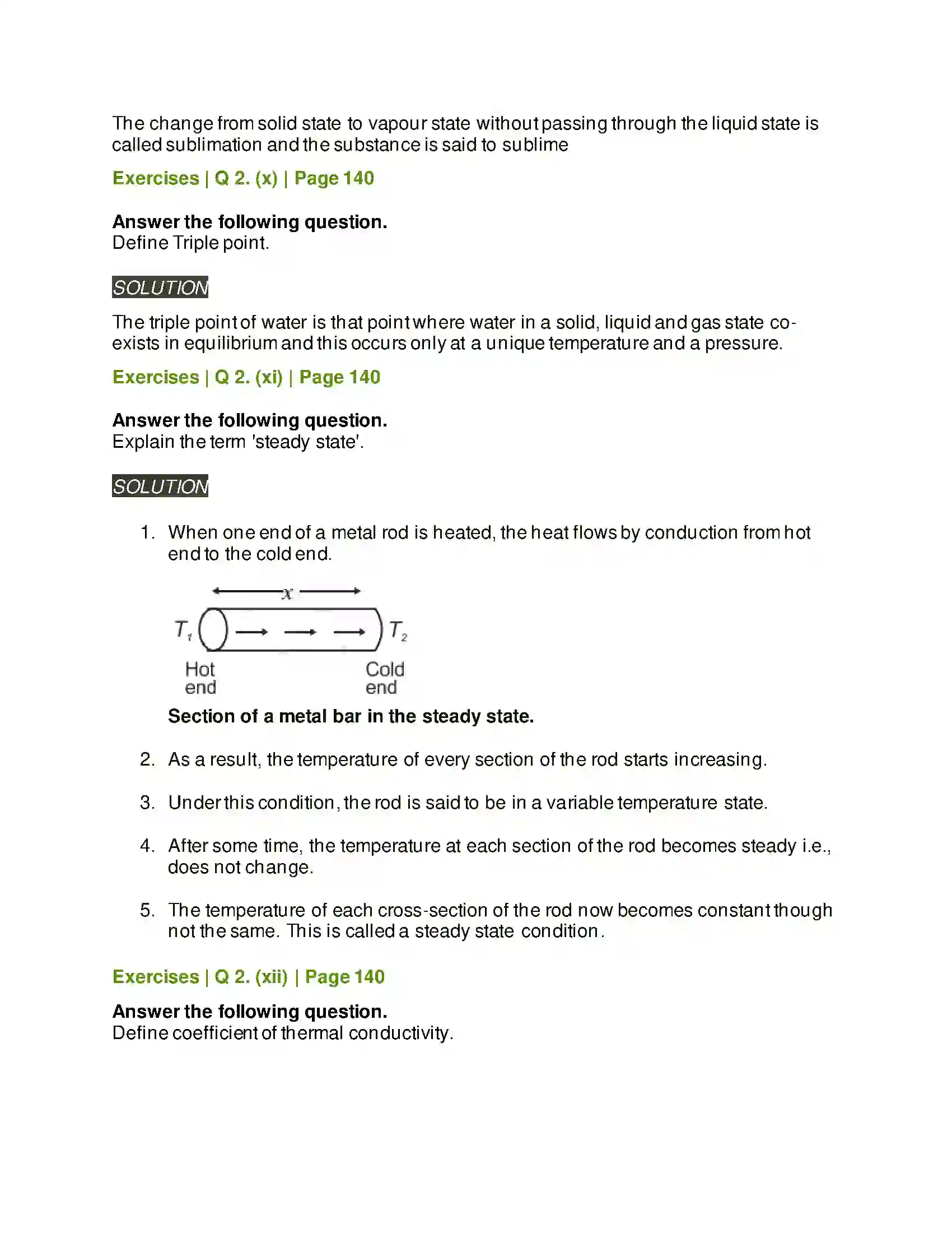 Maharashtra Board Class 11th Physics Thermal Properties of Matter Solution 9