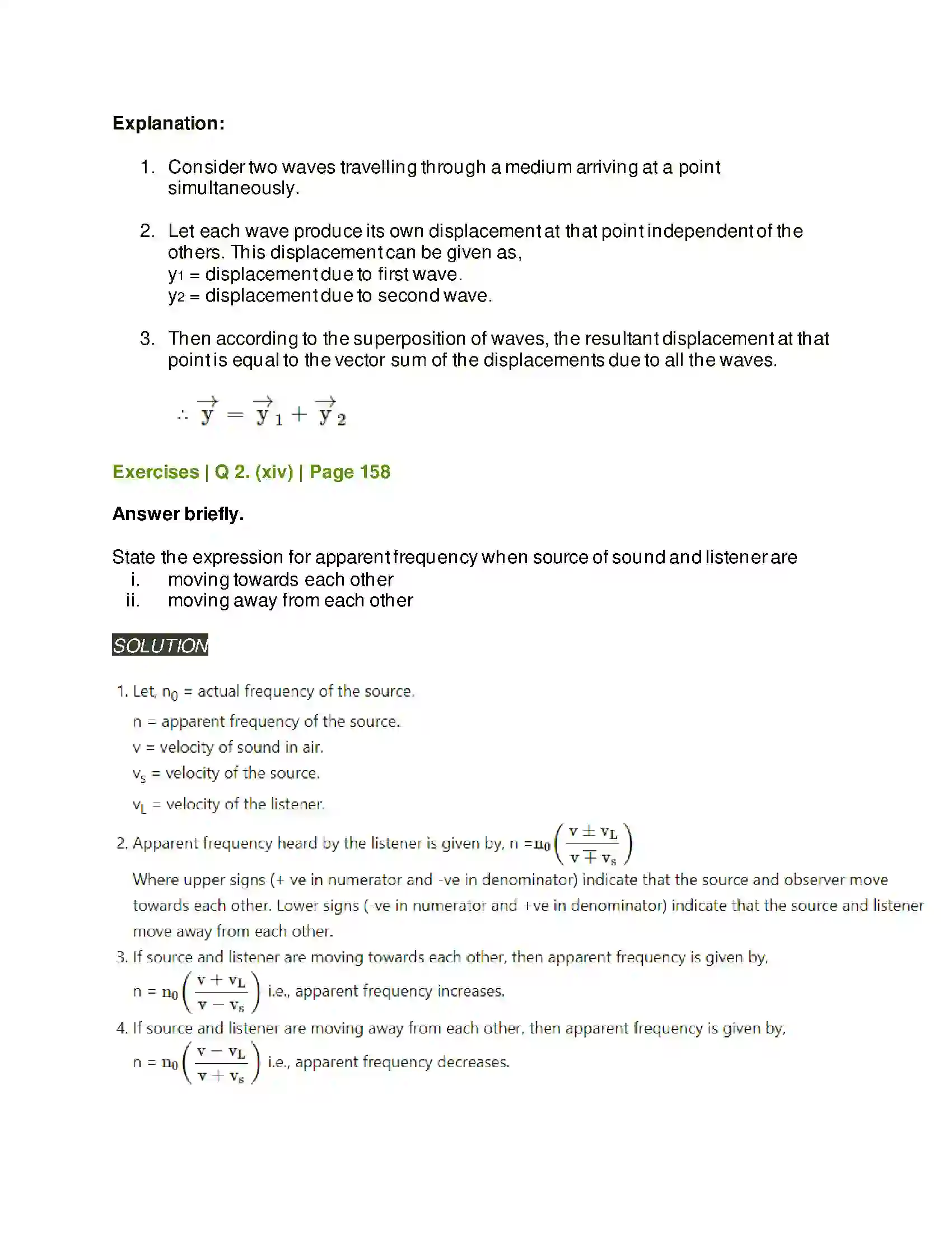 Maharashtra Board Class 11th Physics Sound Solution 9