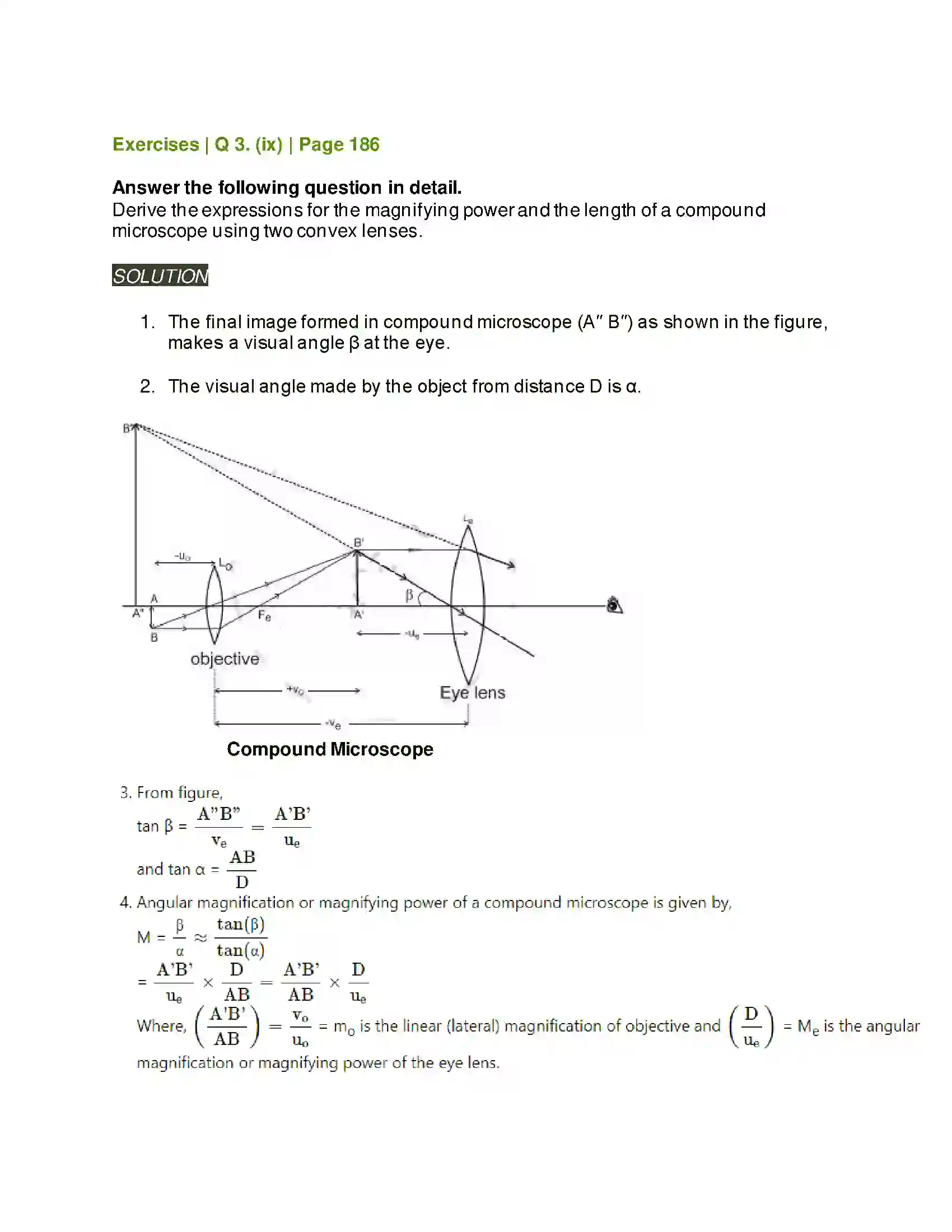 Maharashtra Board Class 11th Physics Optics Solution 27