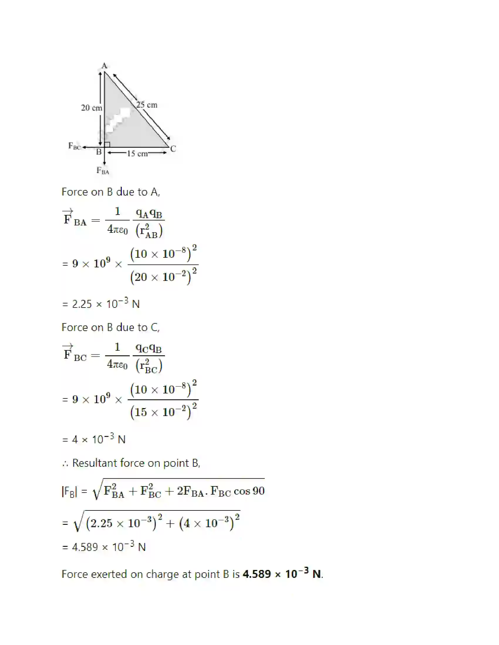 Maharashtra Board Class 11th Physics Electrostatics Solution 13