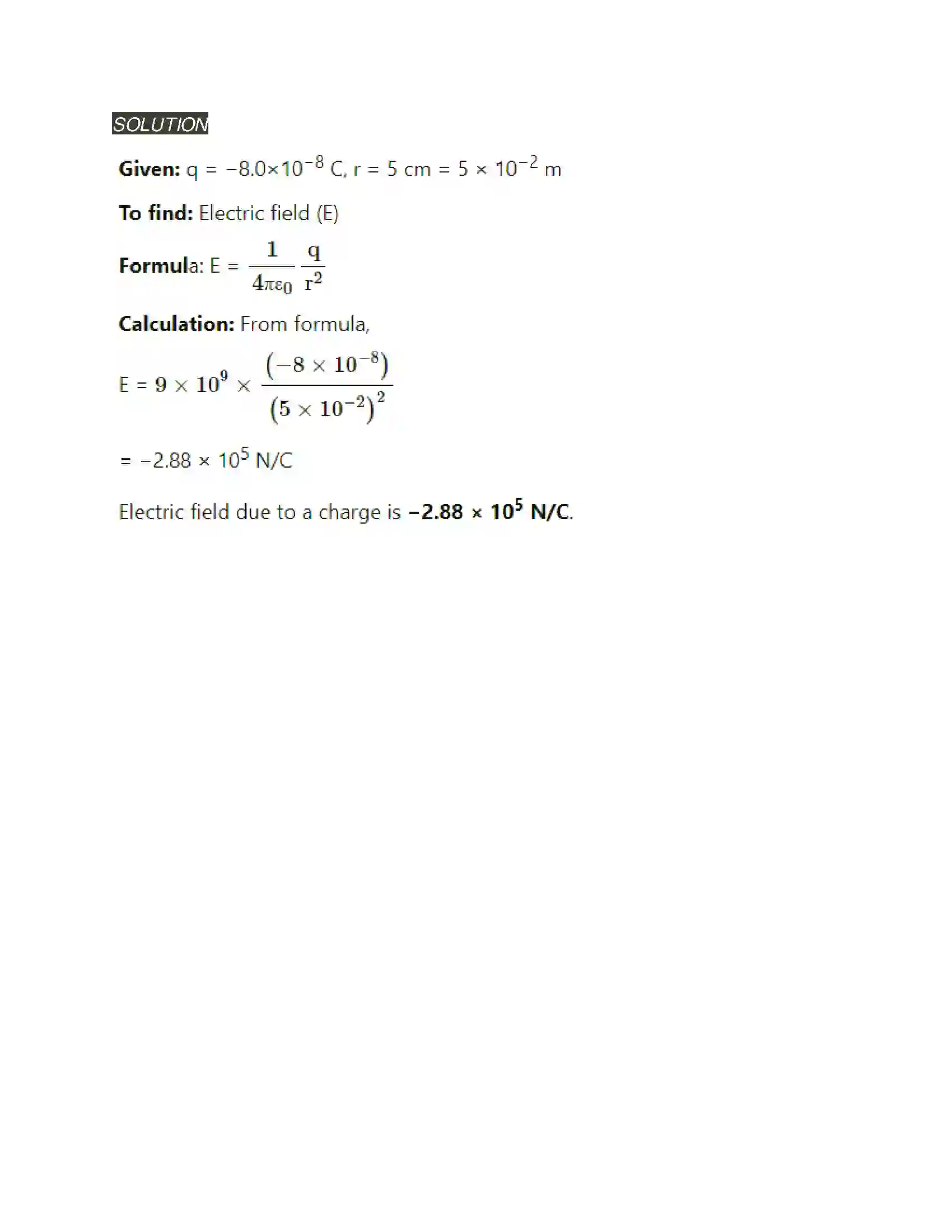 Maharashtra Board Class 11th Physics Electrostatics Solution 15