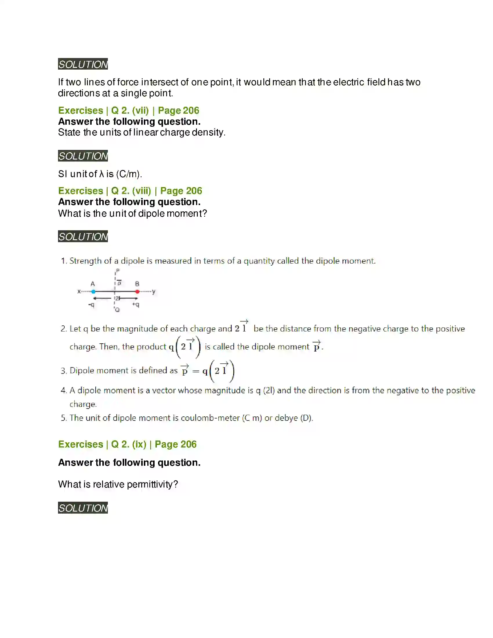 Maharashtra Board Class 11th Physics Electrostatics Solution 6