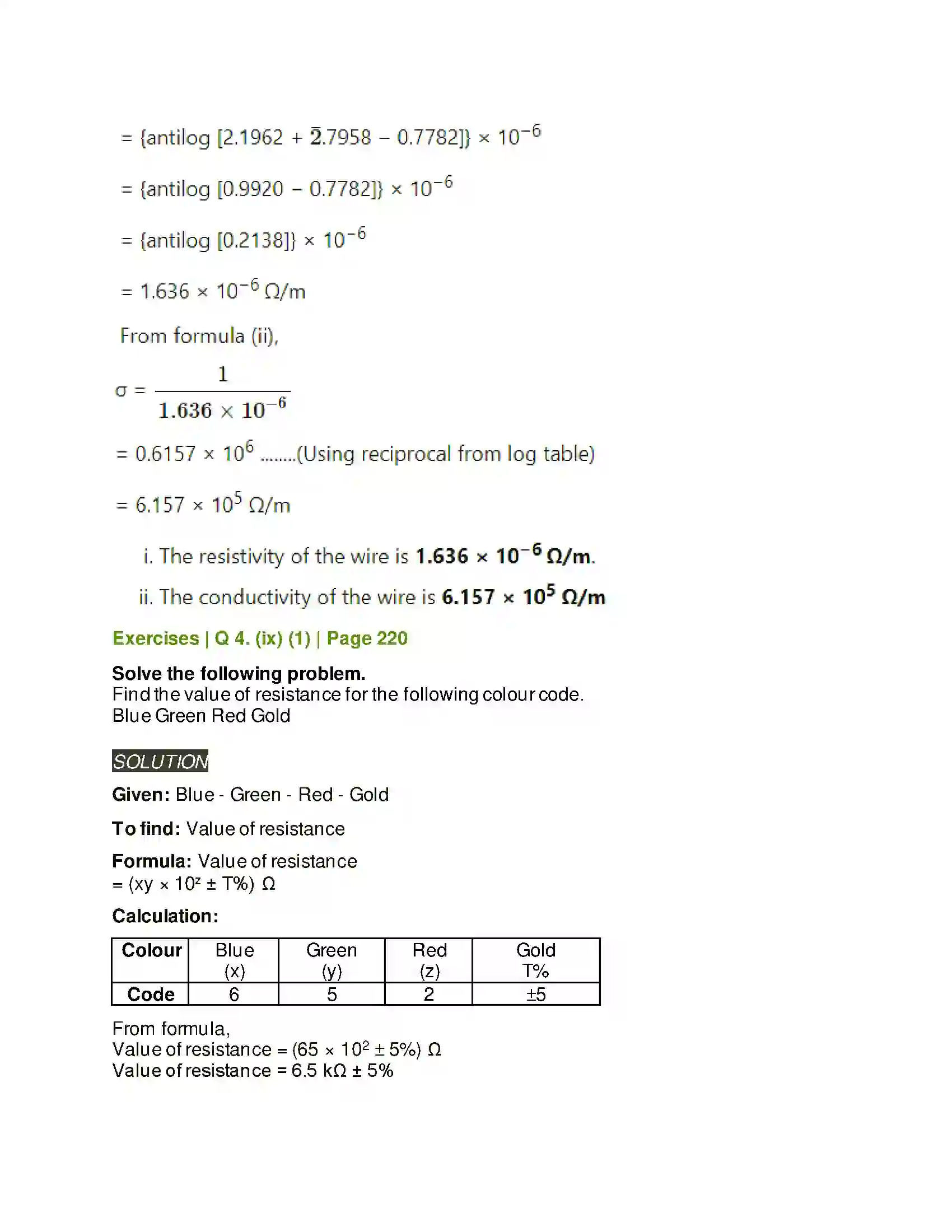 Maharashtra Board Class 11th Physics Electric Current Through Conductors Solution 15