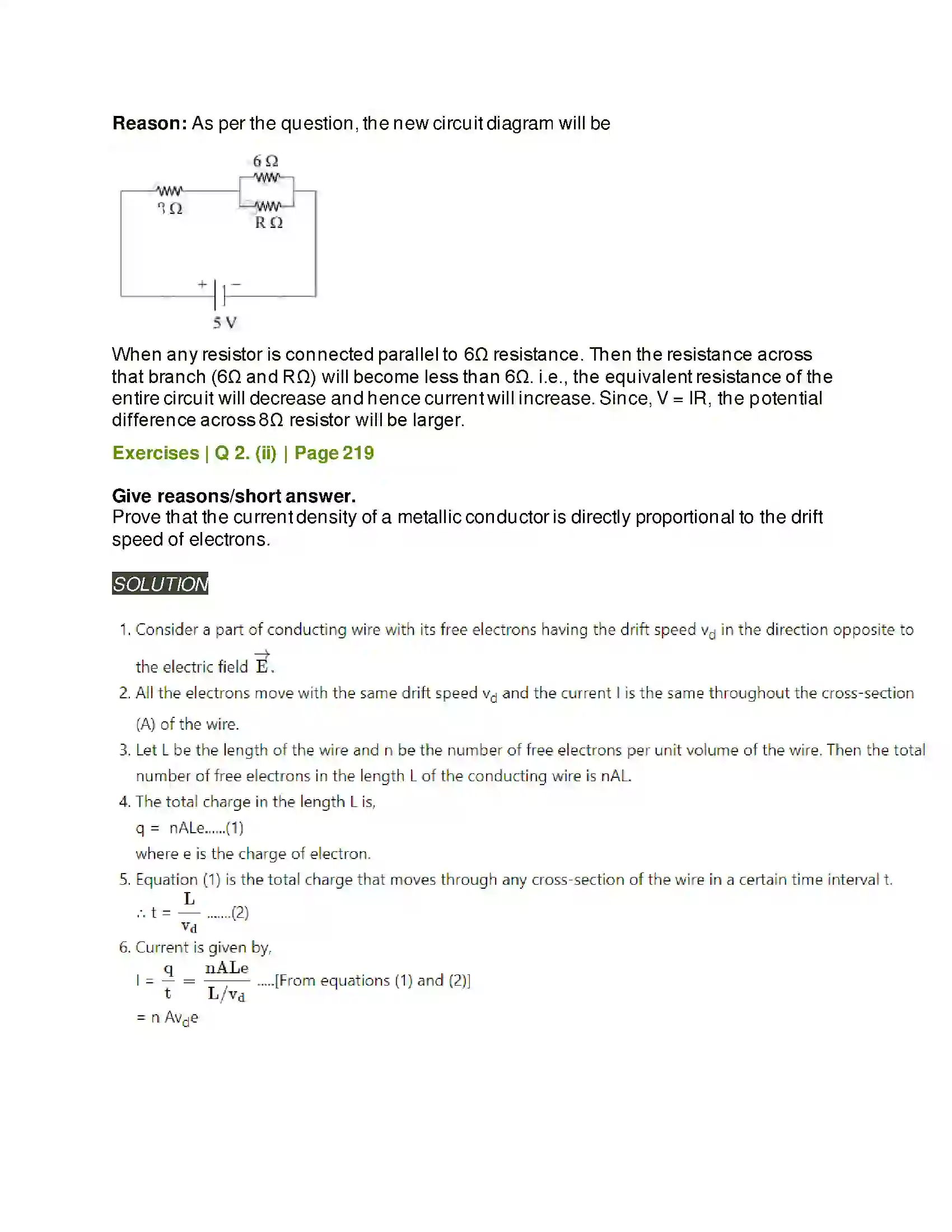 Maharashtra Board Class 11th Physics Electric Current Through Conductors Solution 7