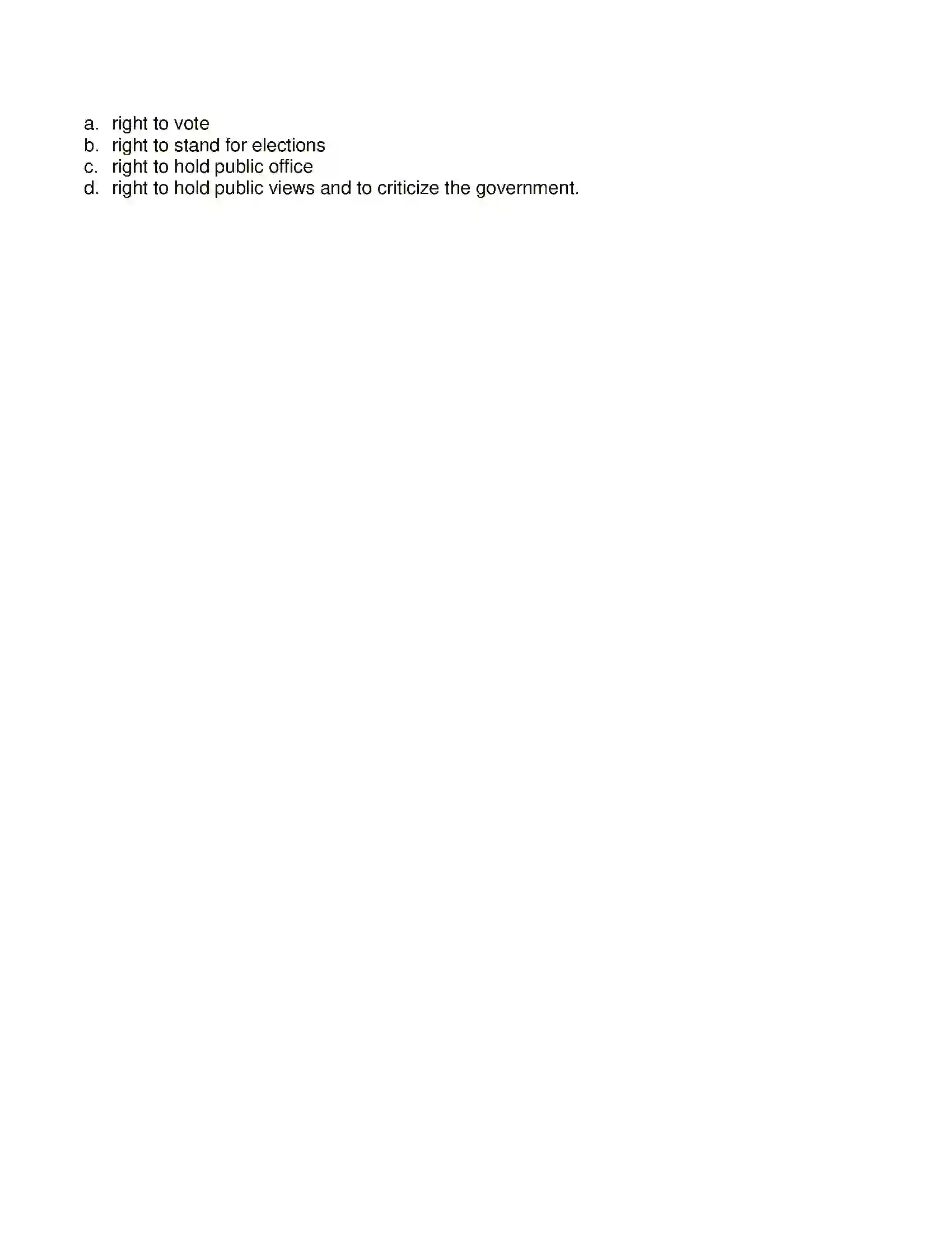 Maharashtra Board Class 11th Political Science Liberty and Rights Solution 7