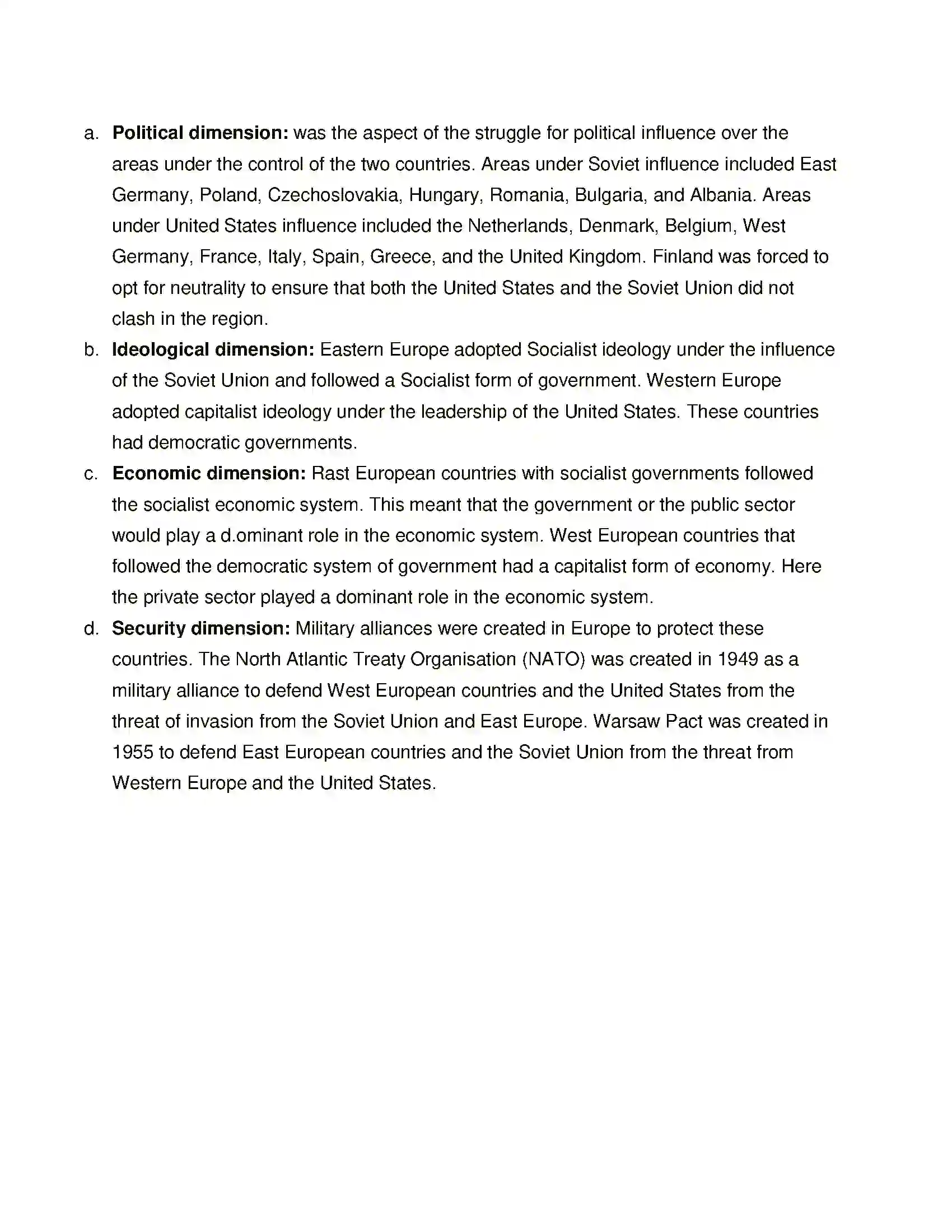 Maharashtra Board Class 11th Political Science The World Since 1945 - 1 Solution 6