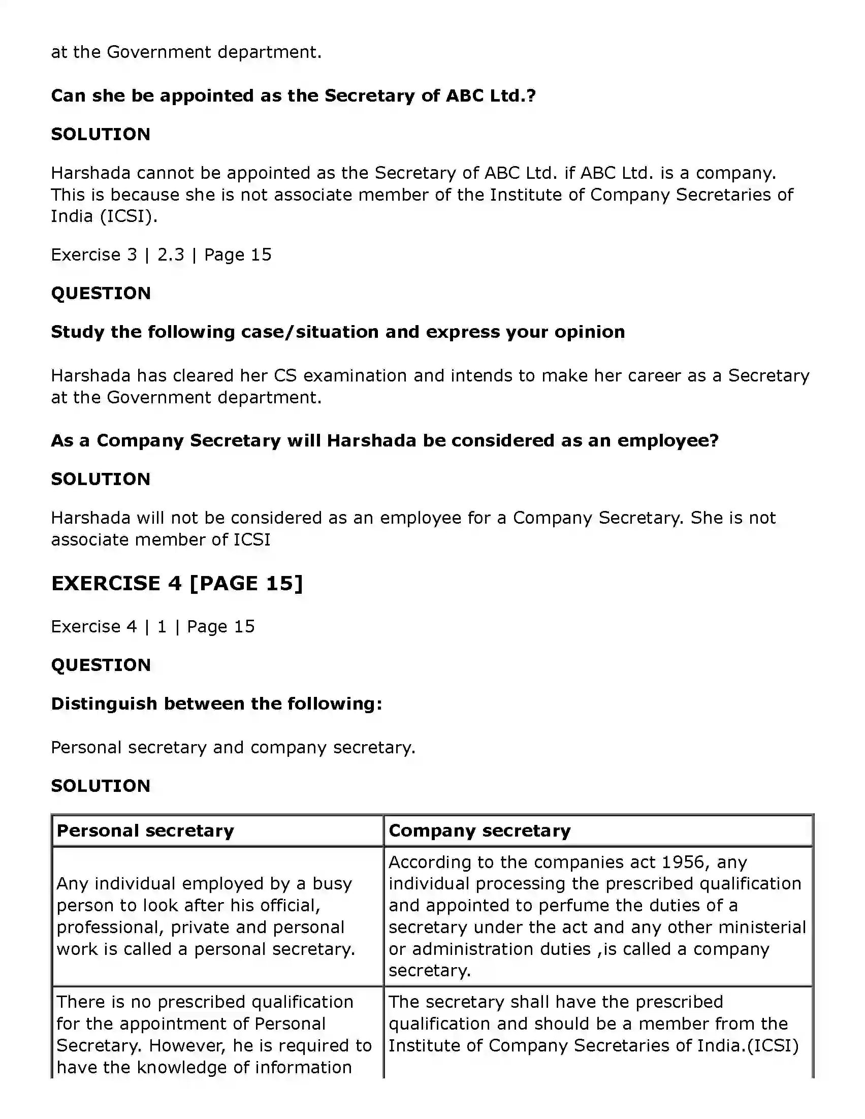 Maharashtra Board Class 11th Secretarial Practice Secretary Solution 19