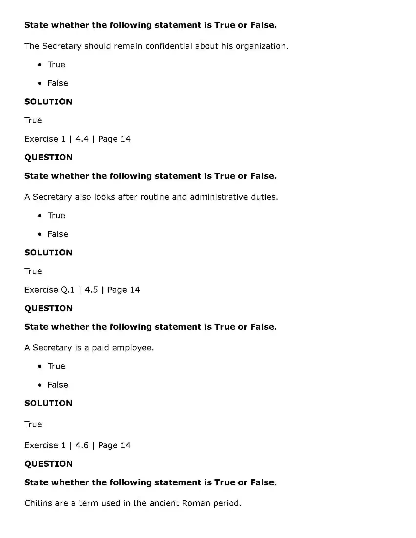 Maharashtra Board Class 11th Secretarial Practice Secretary Solution 8