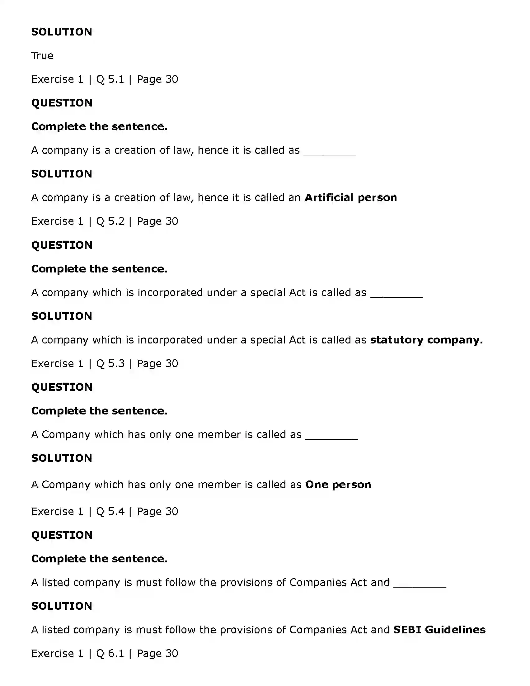 Maharashtra Board Class 11th Secretarial Practice Joint Stock Company Solution 10