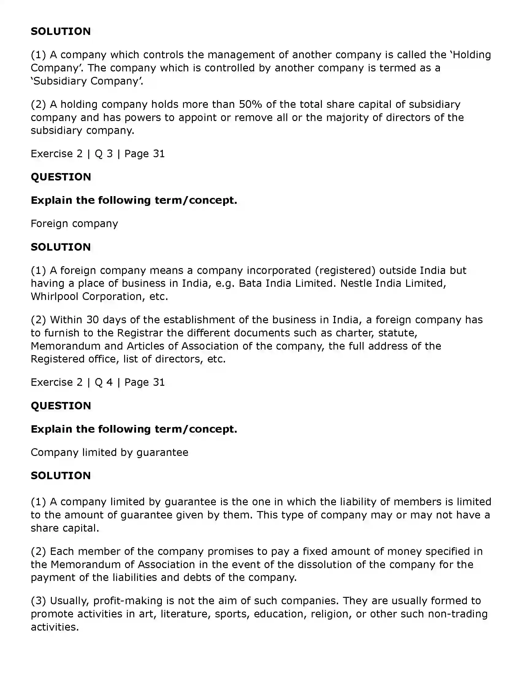 Maharashtra Board Class 11th Secretarial Practice Joint Stock Company Solution 15