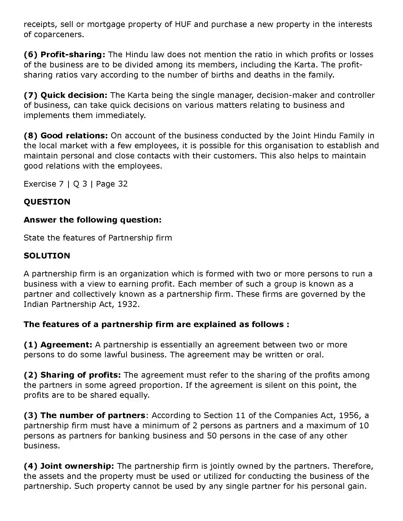 Maharashtra Board Class 11th Secretarial Practice Joint Stock Company Solution 33