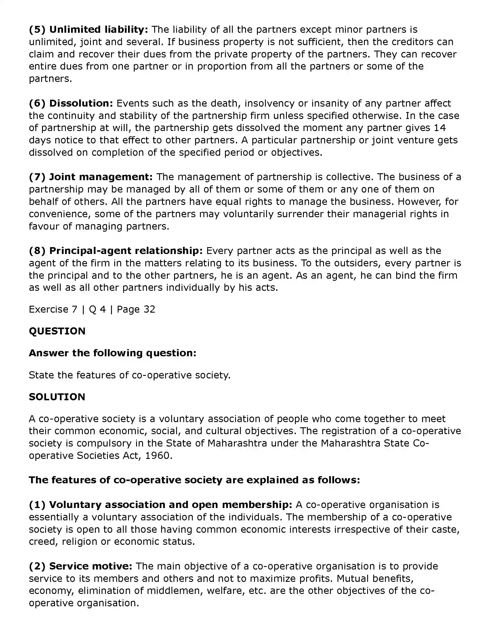 Maharashtra Board Class 11th Secretarial Practice Joint Stock Company Solution 34