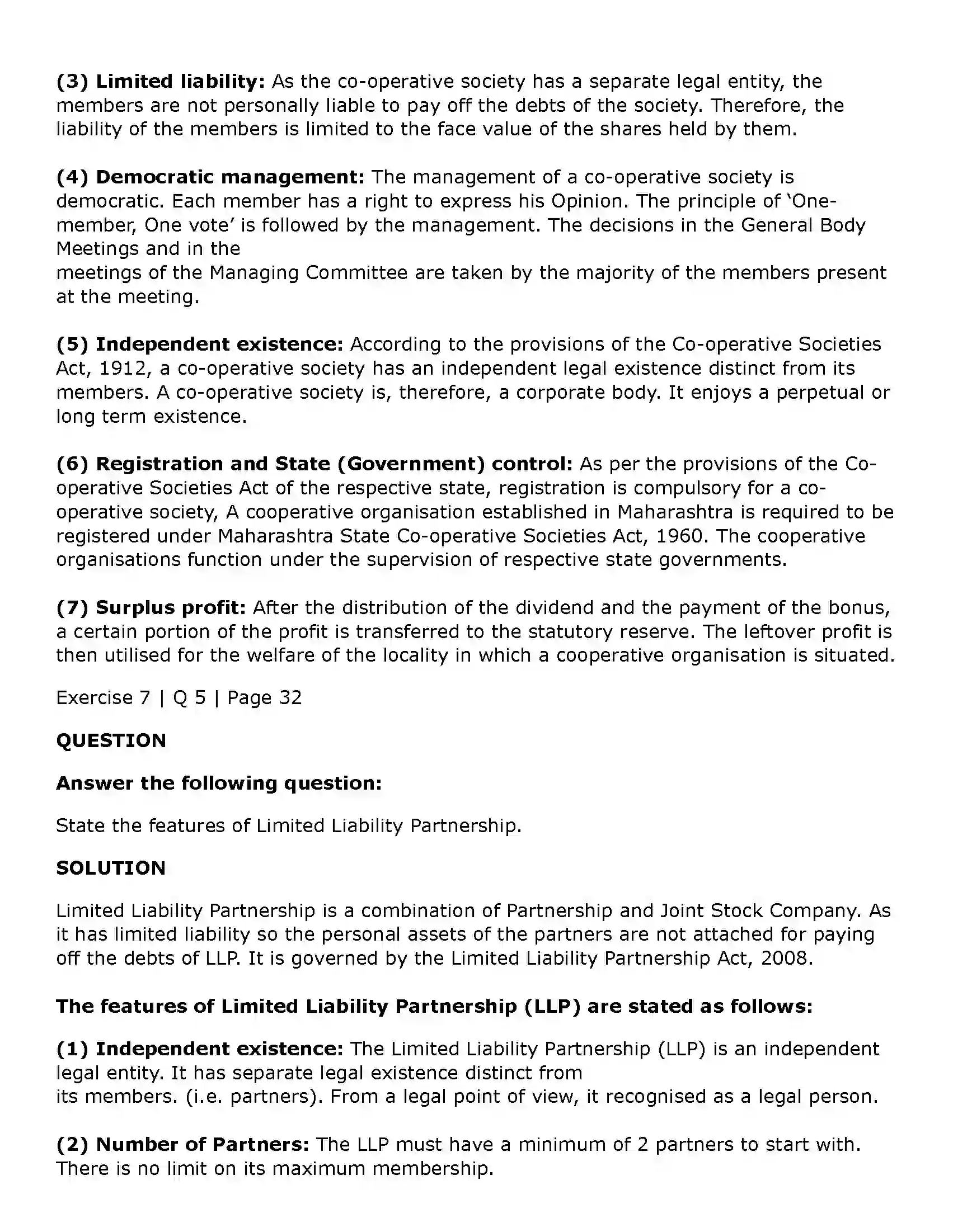 Maharashtra Board Class 11th Secretarial Practice Joint Stock Company Solution 35