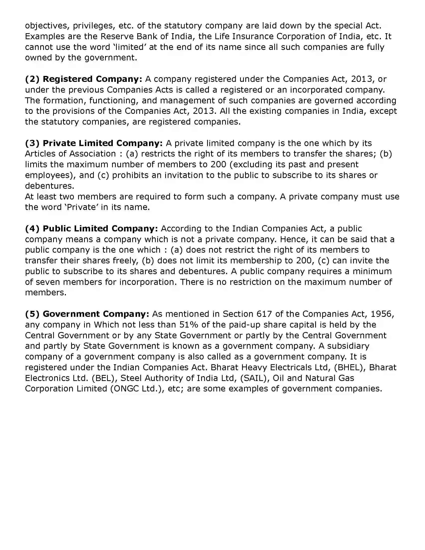 Maharashtra Board Class 11th Secretarial Practice Joint Stock Company Solution 39