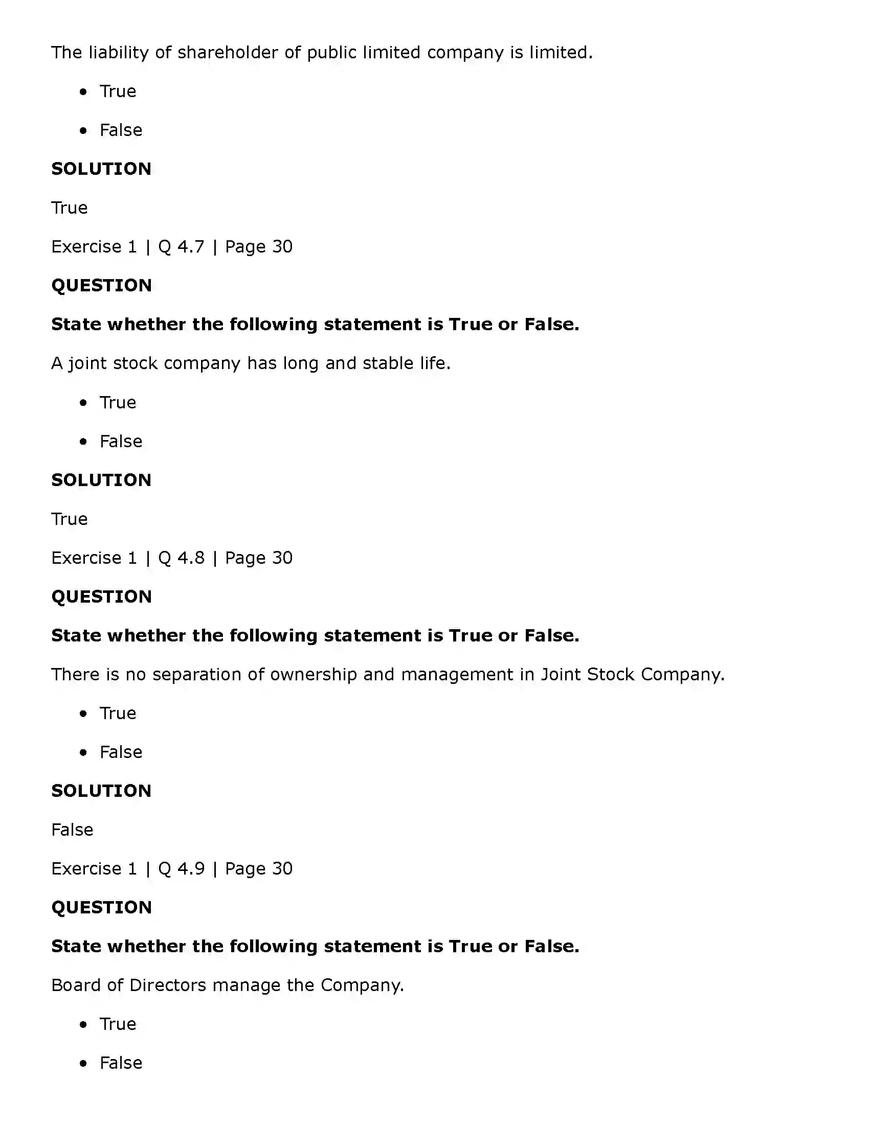 Maharashtra Board Class 11th Secretarial Practice Joint Stock Company Solution 9