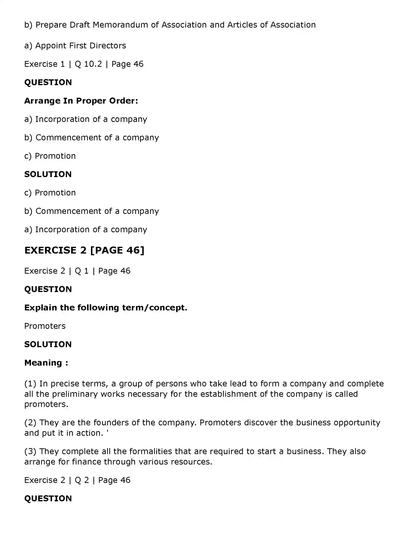 Maharashtra Board Class 11th Secretarial Practice Formation of a Company Solution 15