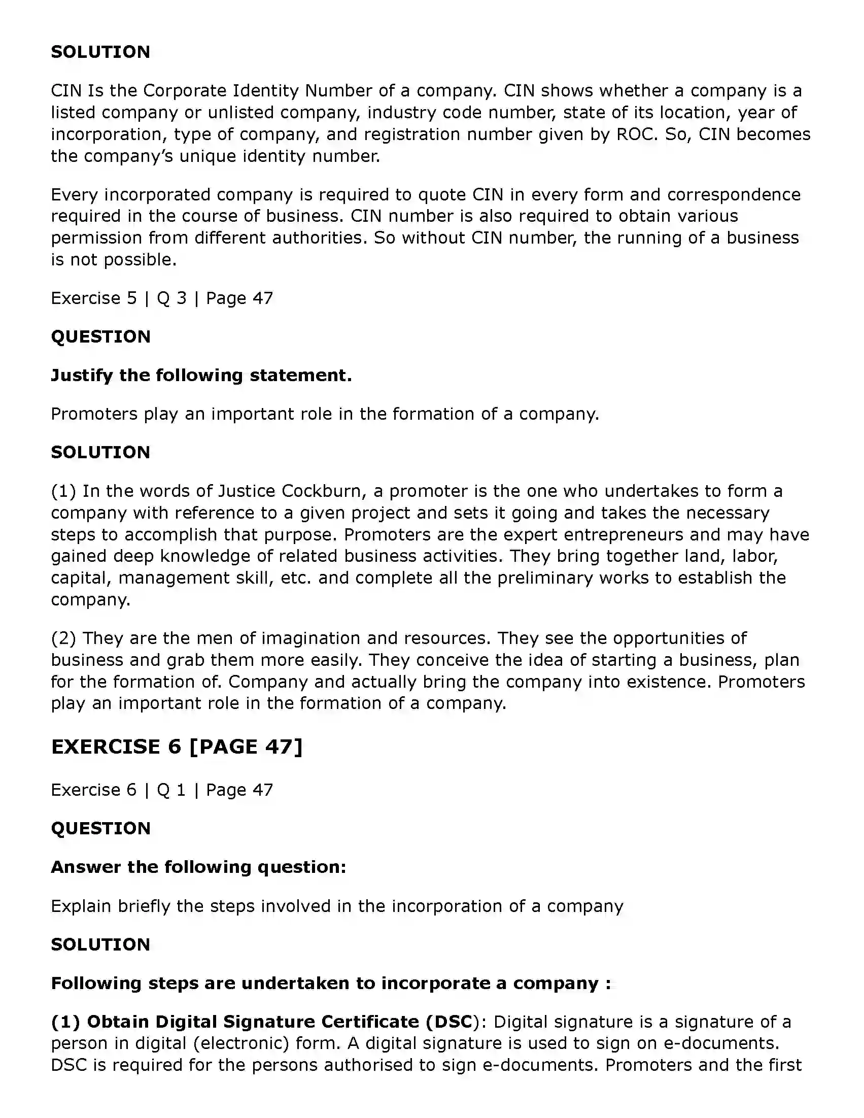 Maharashtra Board Class 11th Secretarial Practice Formation of a Company Solution 23