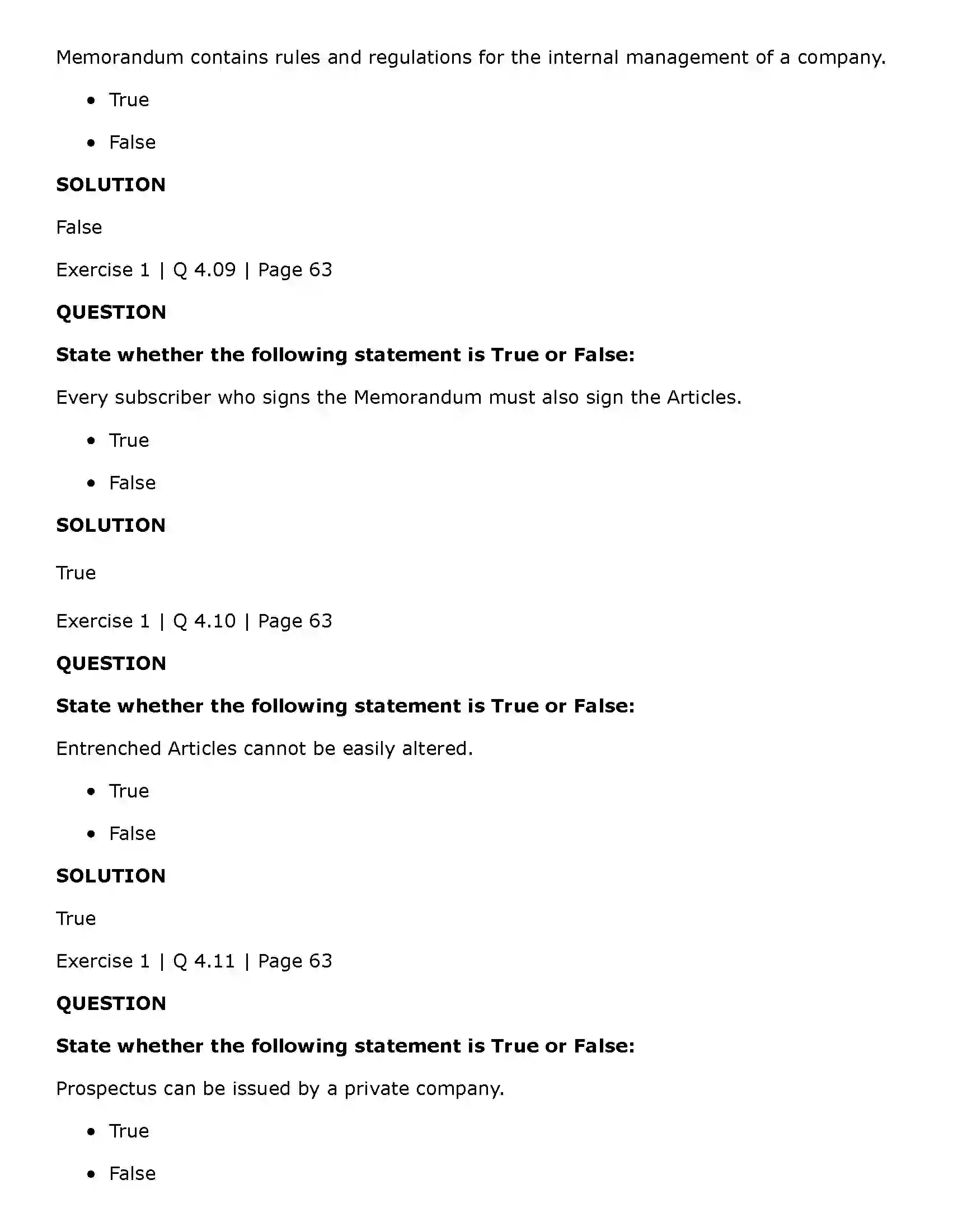 Maharashtra Board Class 11th Secretarial Practice Documents Related to Formation of a Company Solution 13