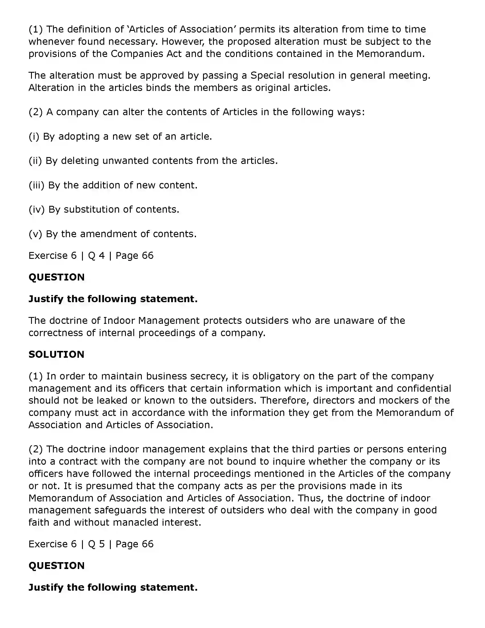 Maharashtra Board Class 11th Secretarial Practice Documents Related to Formation of a Company Solution 39