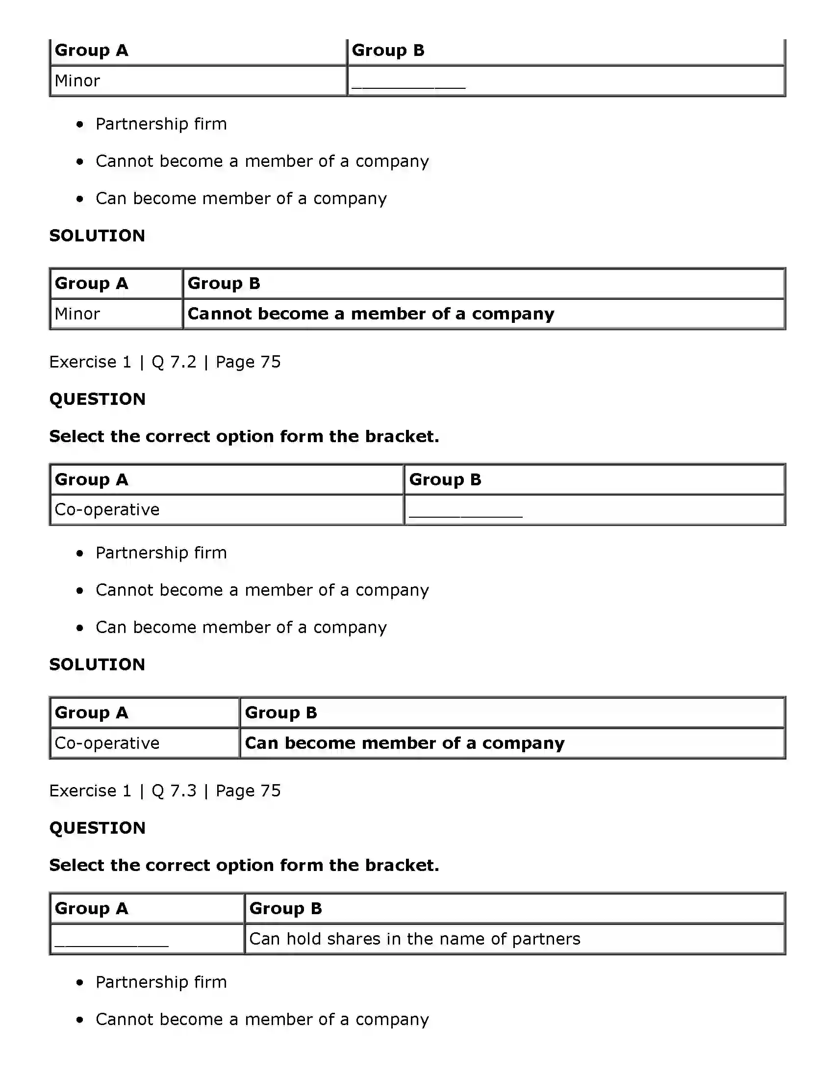 Maharashtra Board Class 11th Secretarial Practice Members of a Company Solution 10