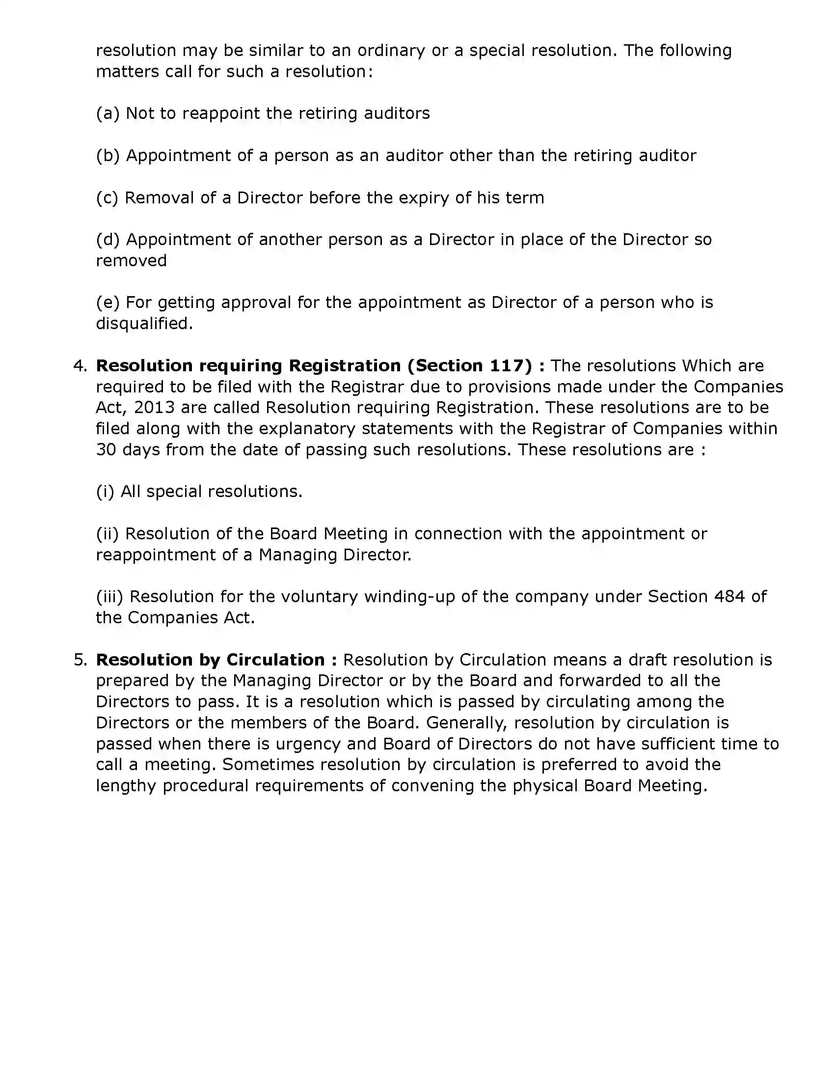 Maharashtra Board Class 11th Secretarial Practice Company Meetings - 1 Solution 36