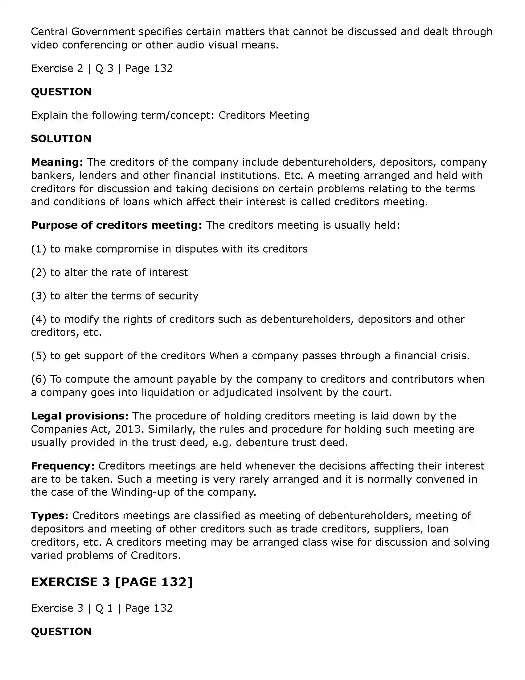 Maharashtra Board Class 11th Secretarial Practice Company Meetings - 2 Solution 17