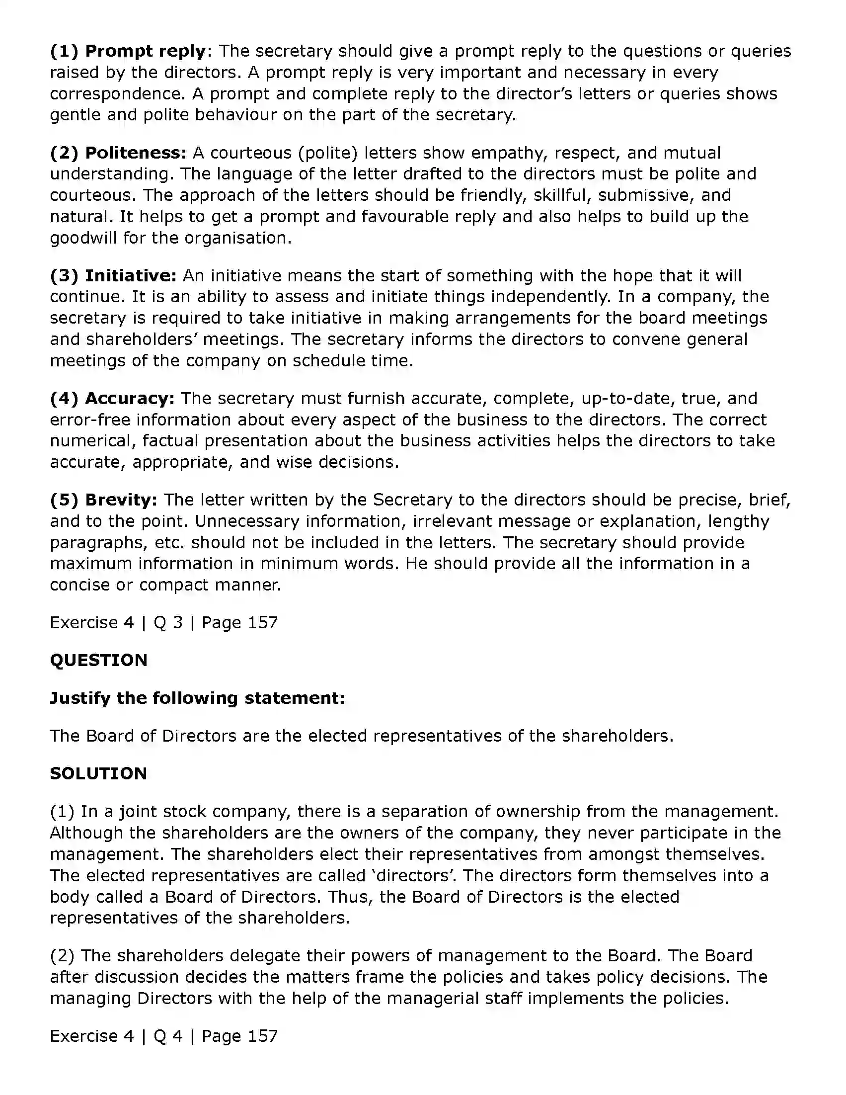Maharashtra Board Class 11th Secretarial Practice Correspondence with Directors Solution 15