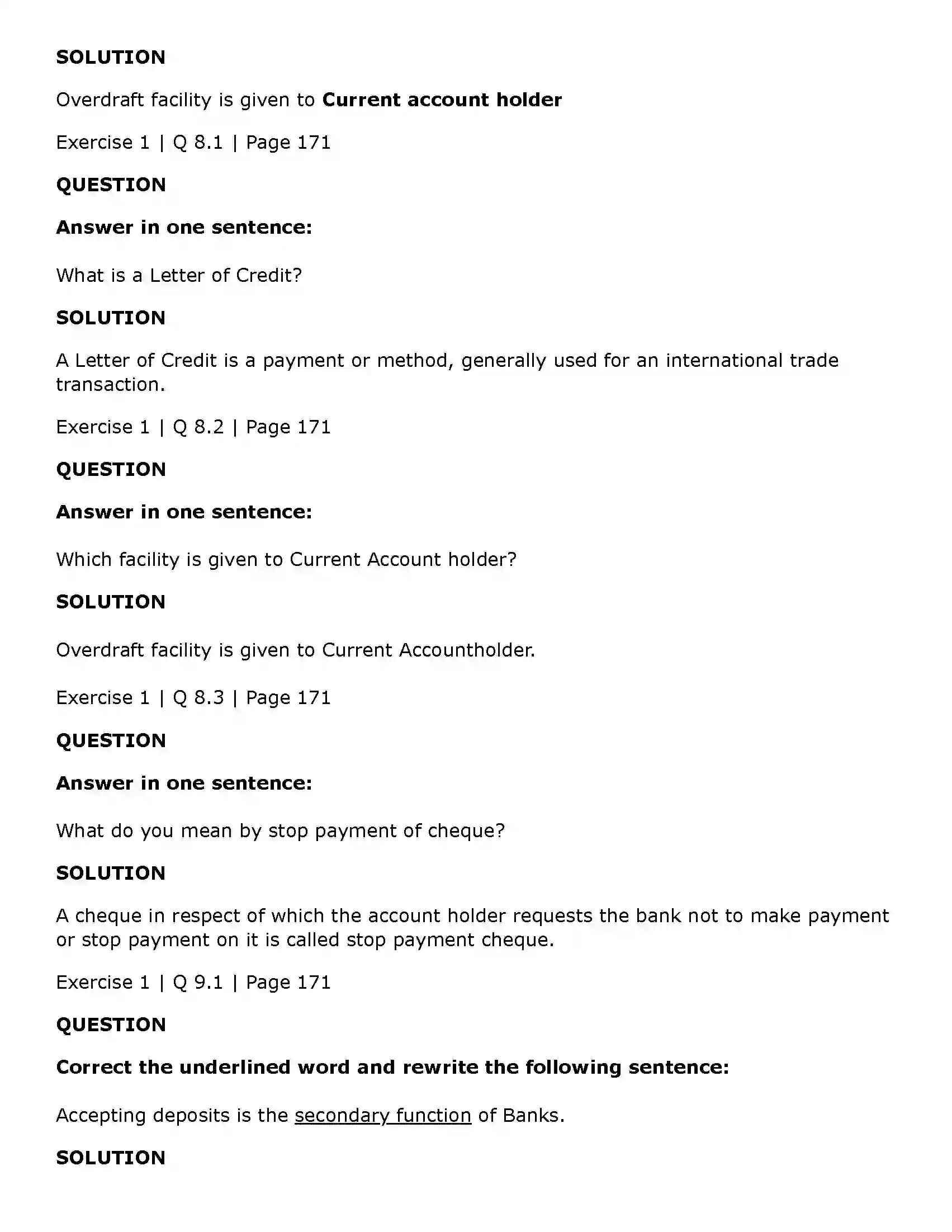 Maharashtra Board Class 11th Secretarial Practice Correspondence with Banks Solution 14