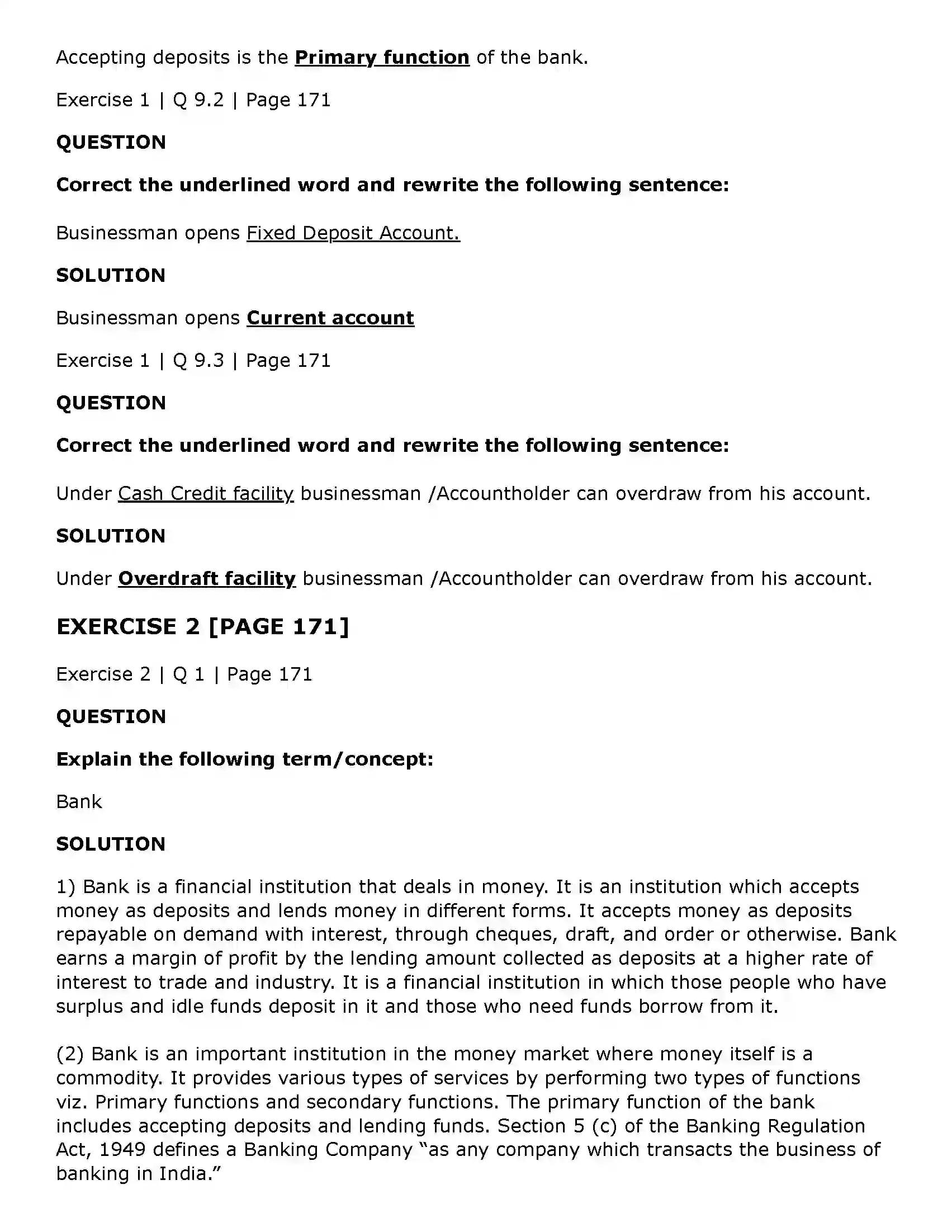 Maharashtra Board Class 11th Secretarial Practice Correspondence with Banks Solution 15