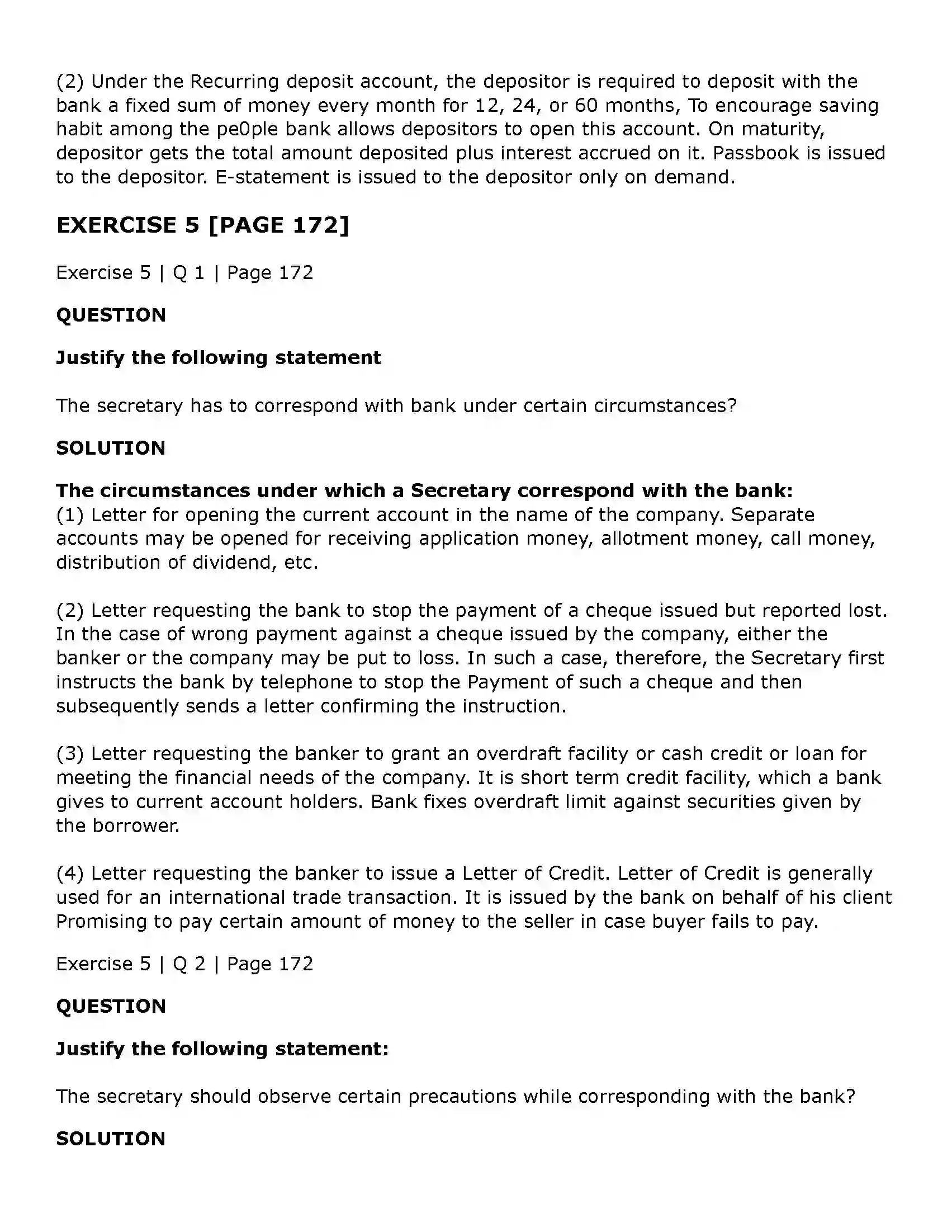 Maharashtra Board Class 11th Secretarial Practice Correspondence with Banks Solution 27