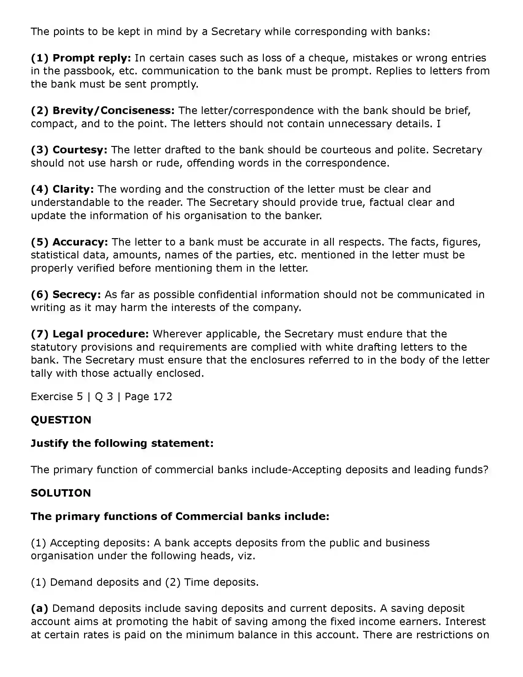 Maharashtra Board Class 11th Secretarial Practice Correspondence with Banks Solution 28