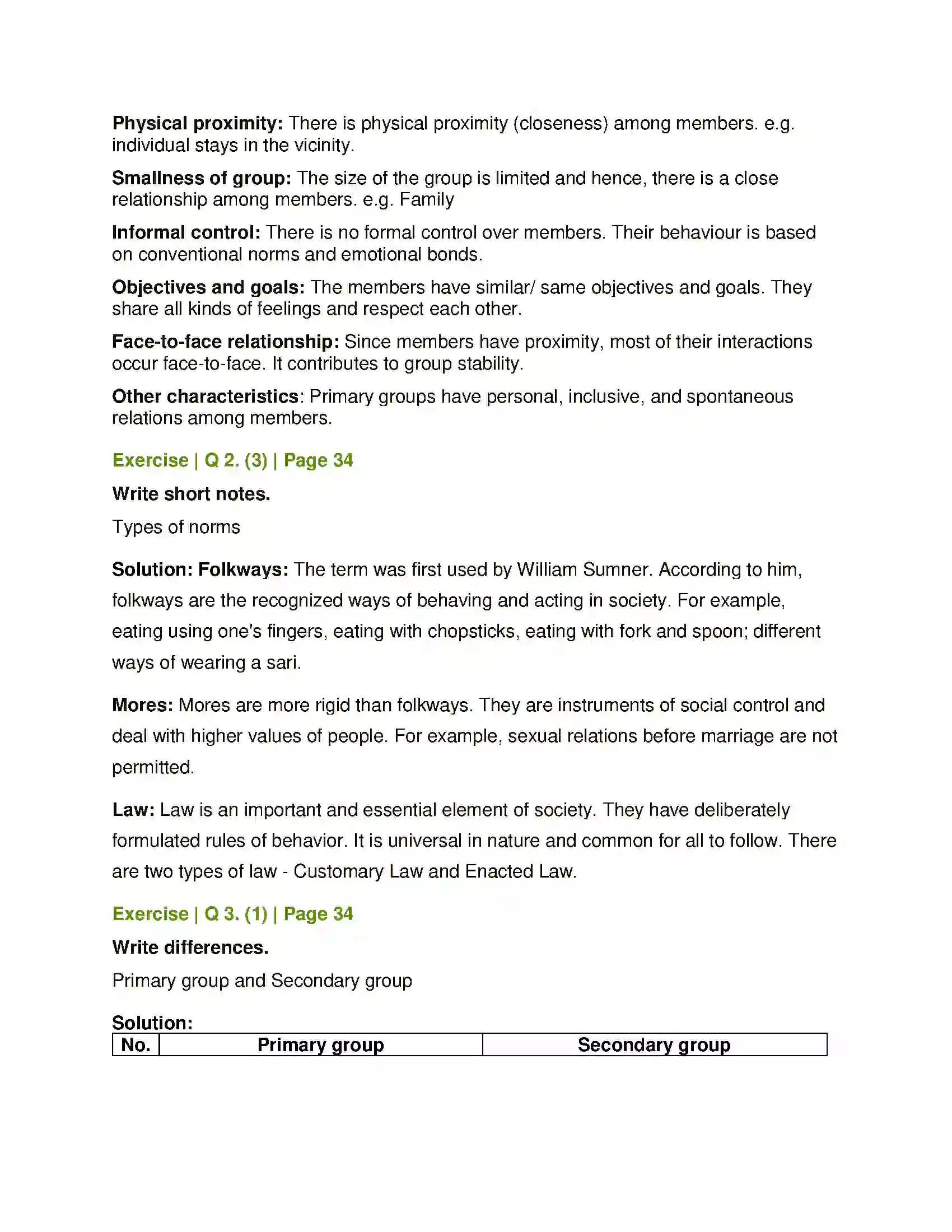 Maharashtra Board Class 11th Sociology Basic Concepts in Sociology Solution 4
