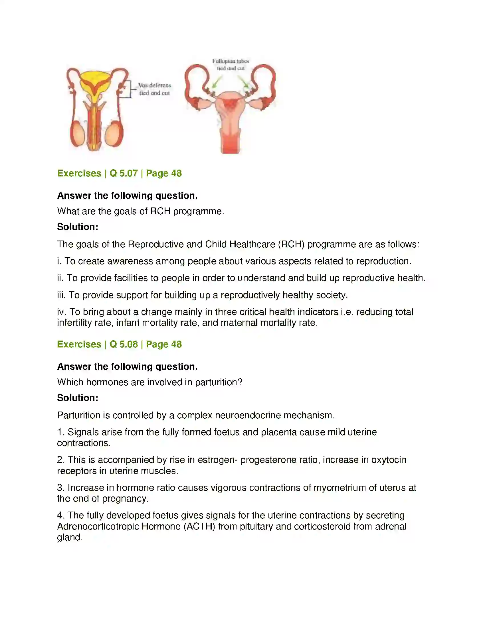 Maharashtra Board Class 12th Biology Reproduction in Lower and Higher Animals Solution 19