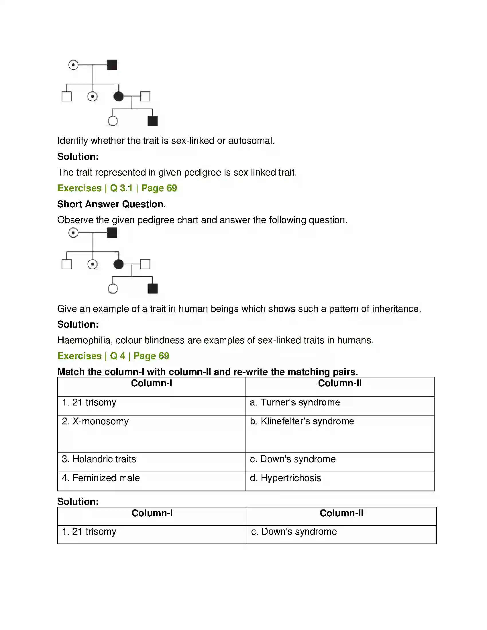 Maharashtra Board Class 12th Biology Inheritance and Variation Solution 11