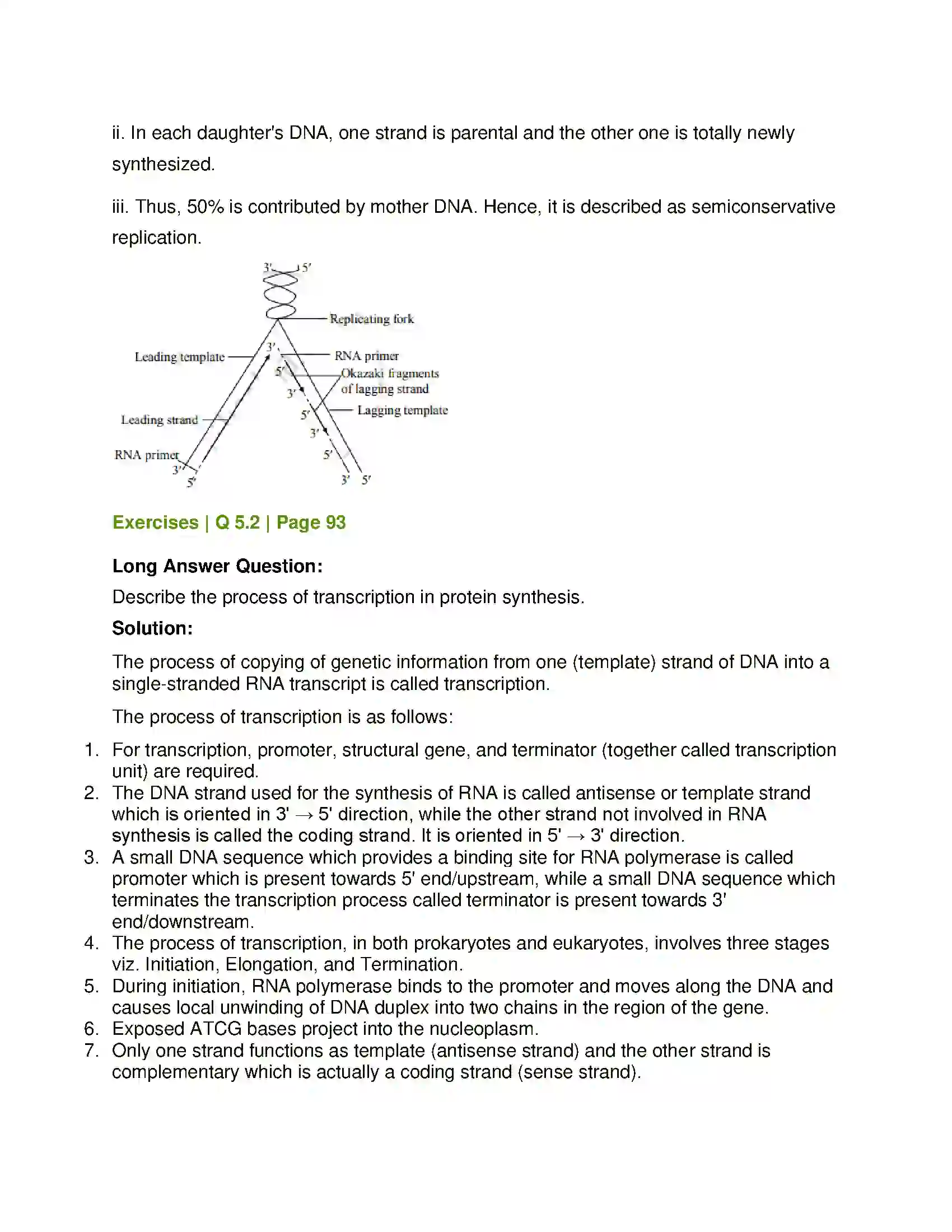 Maharashtra Board Class 12th Biology Molecular Basis of Inheritance Solution 15