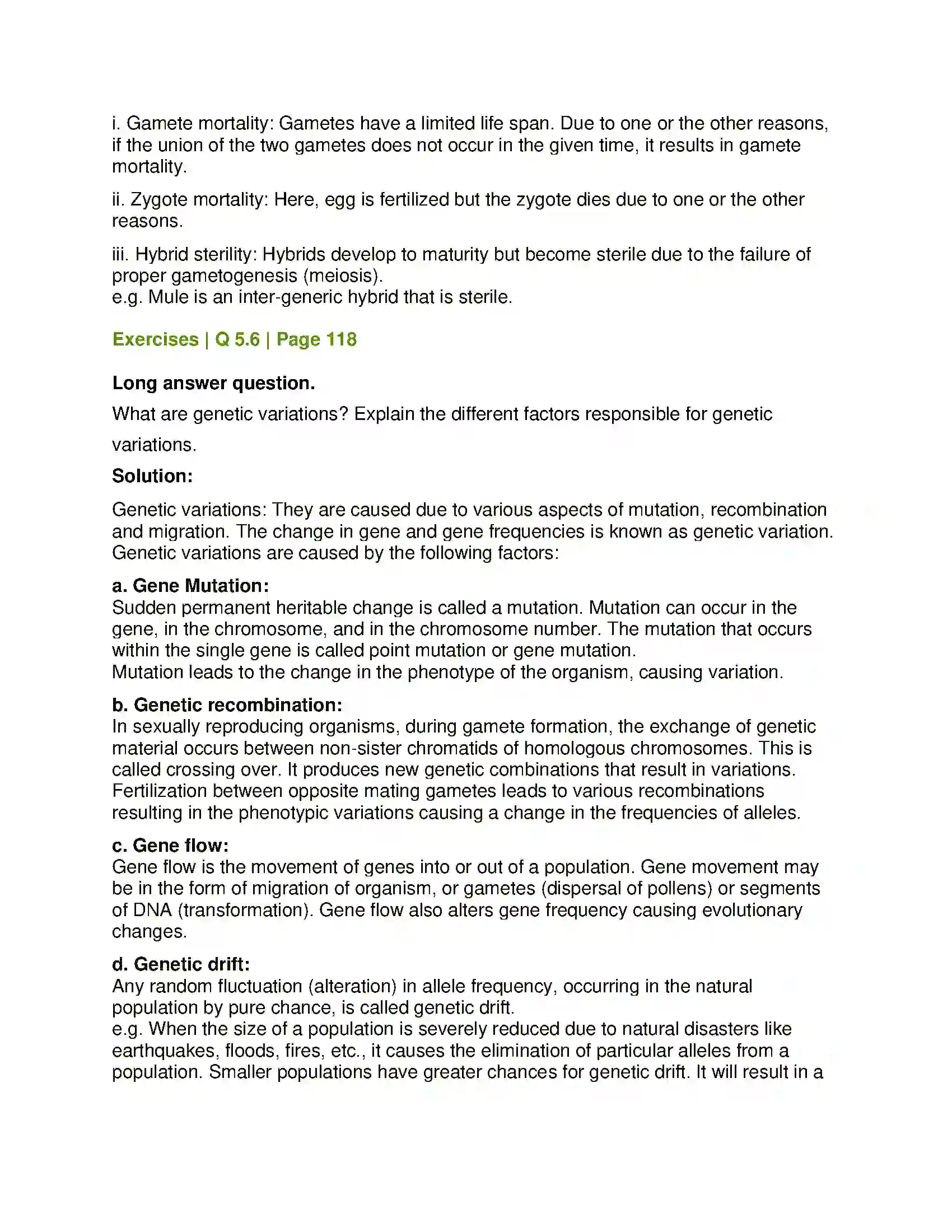 Maharashtra Board Class 12th Biology Origin and Evolution of Life Solution 14