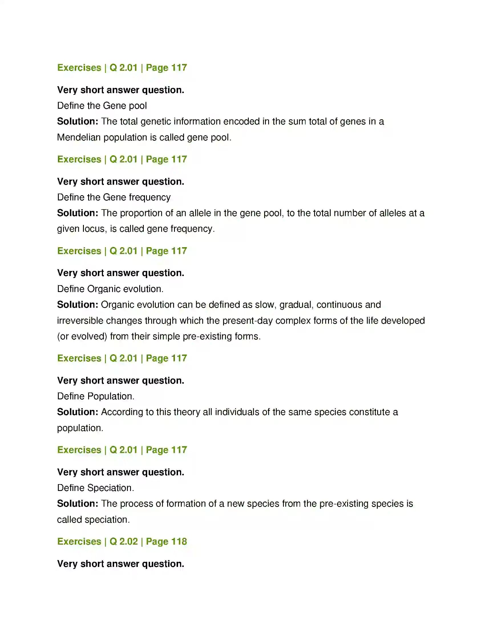 Maharashtra Board Class 12th Biology Origin and Evolution of Life Solution 4