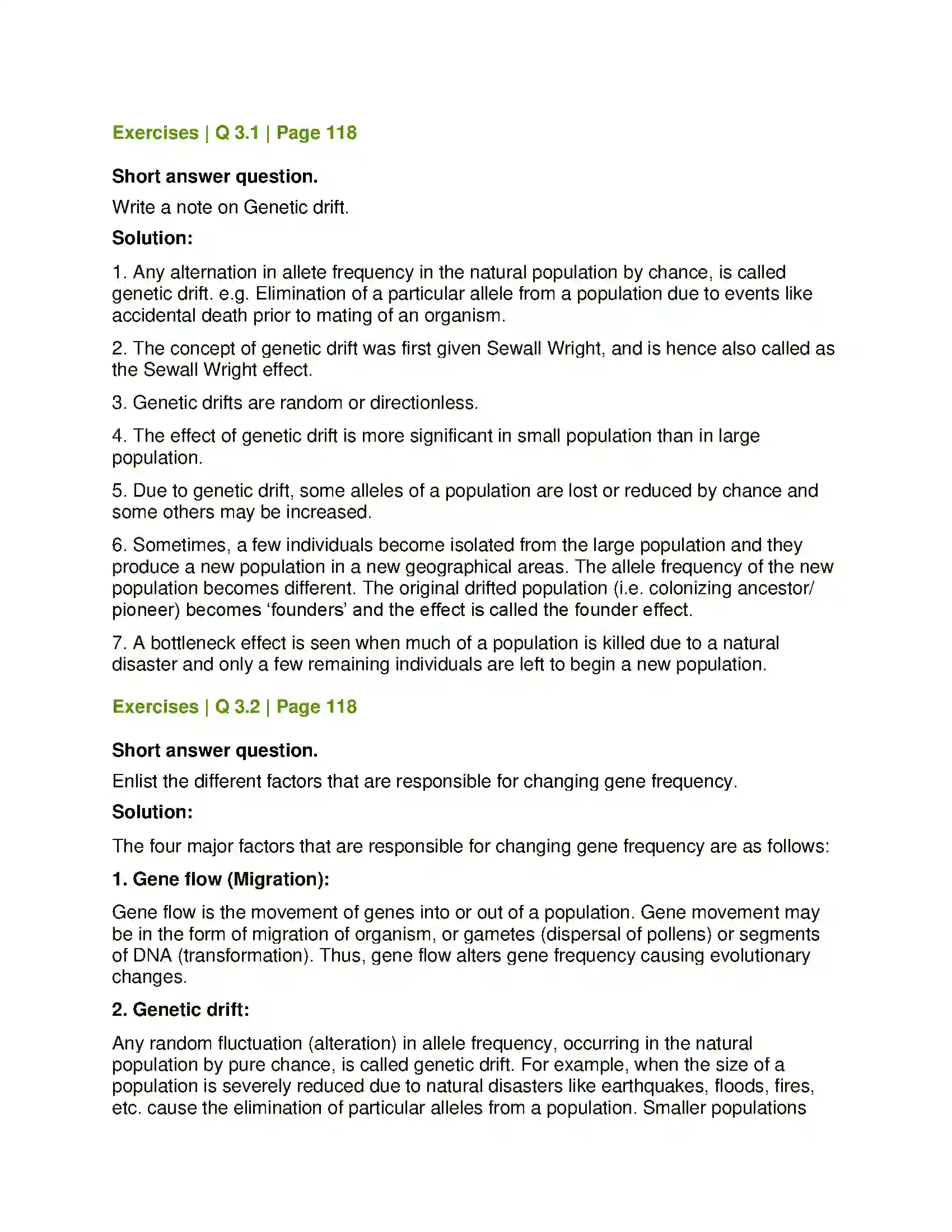 Maharashtra Board Class 12th Biology Origin and Evolution of Life Solution 7