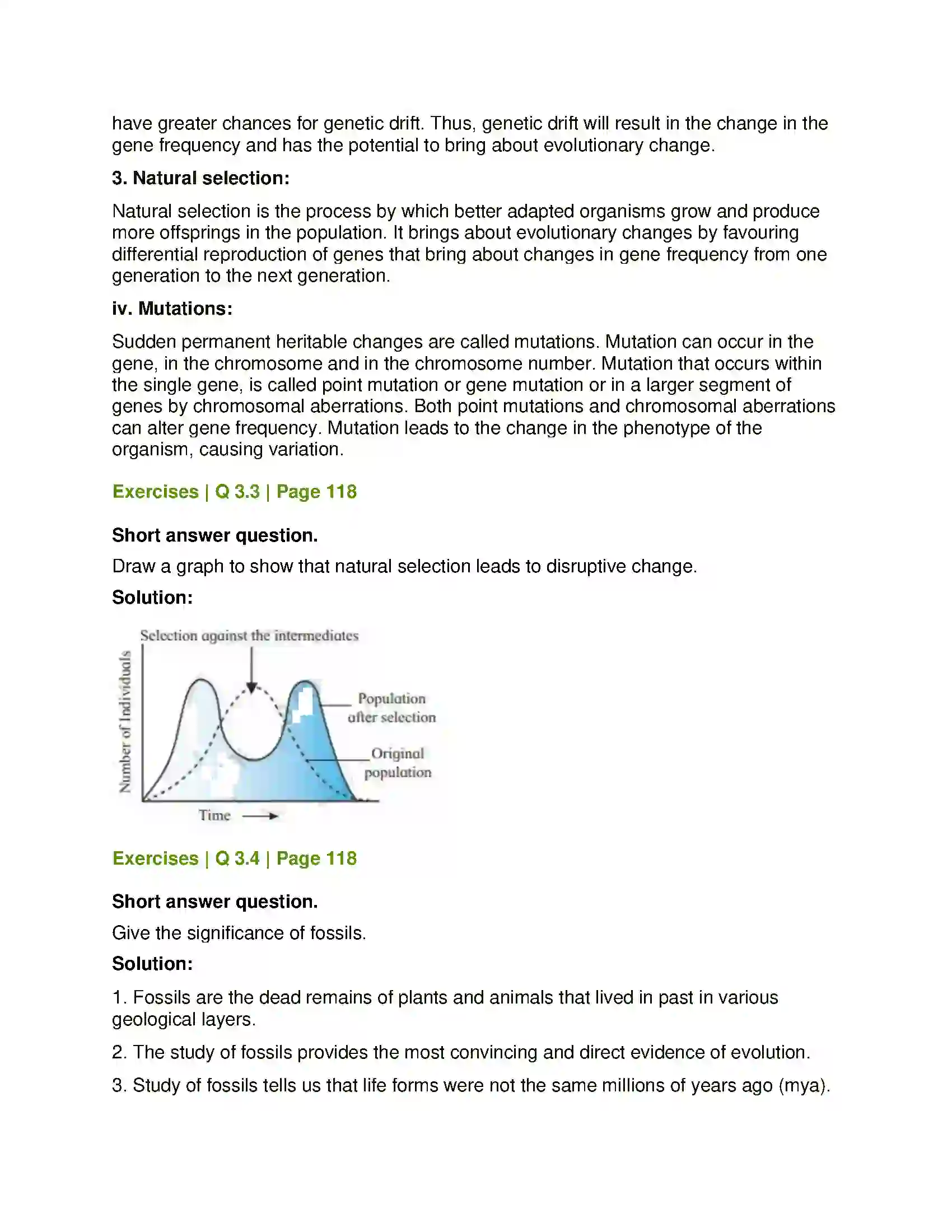 Maharashtra Board Class 12th Biology Origin and Evolution of Life Solution 8