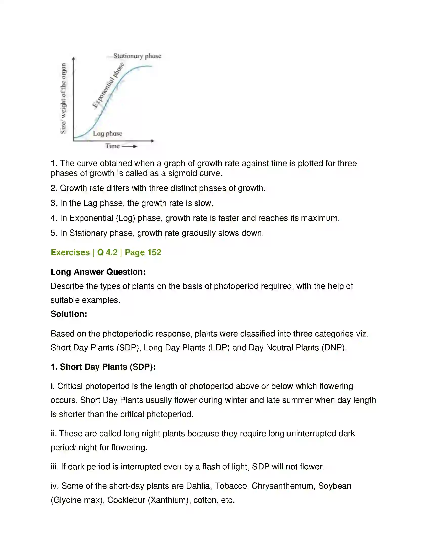Maharashtra Board Class 12th Biology Plant Growth and Mineral Nutrition Solution 10