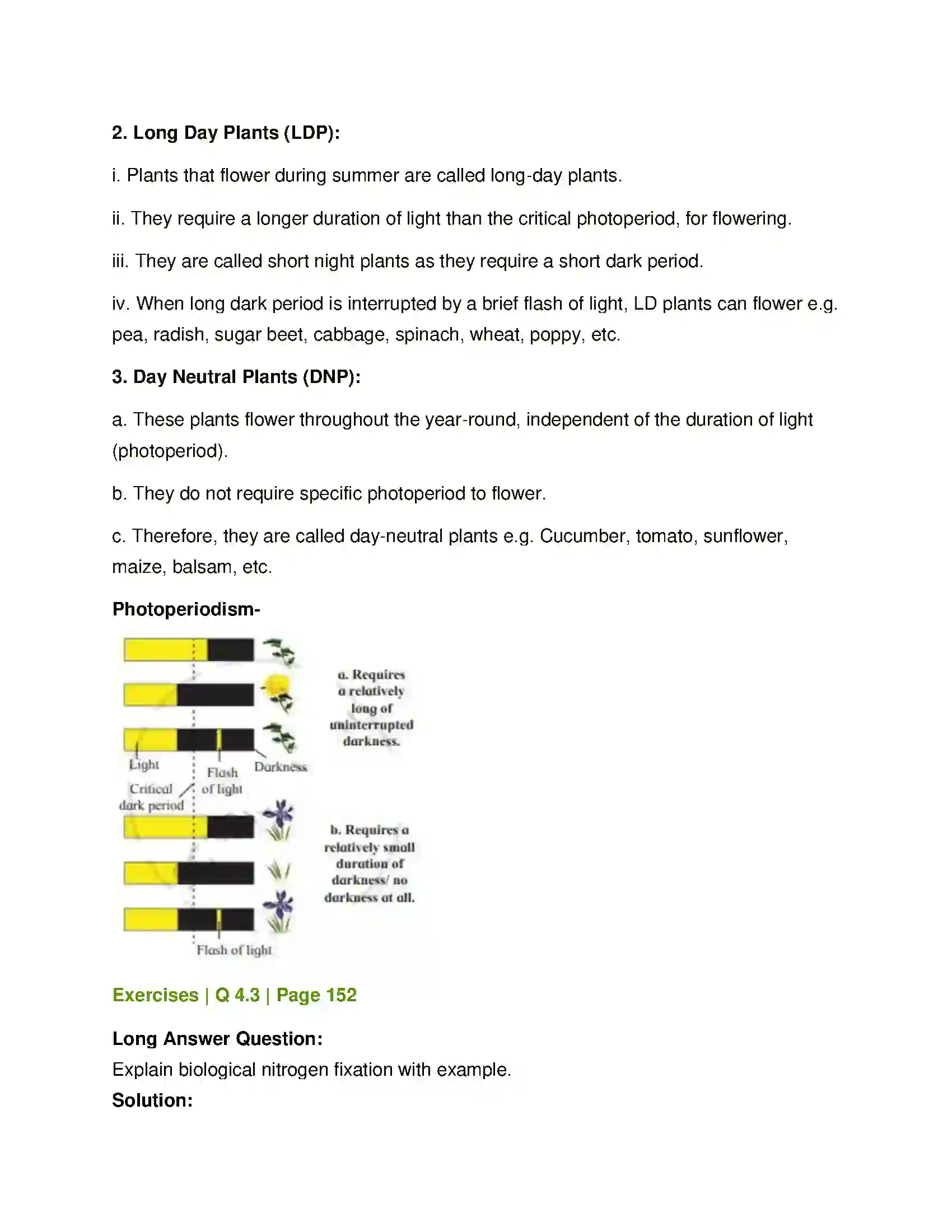 Maharashtra Board Class 12th Biology Plant Growth and Mineral Nutrition Solution 11
