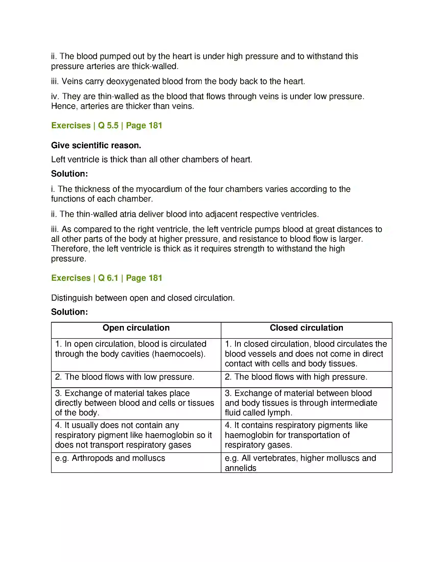 Maharashtra Board Class 12th Biology Respiration and Circulation Solution 14