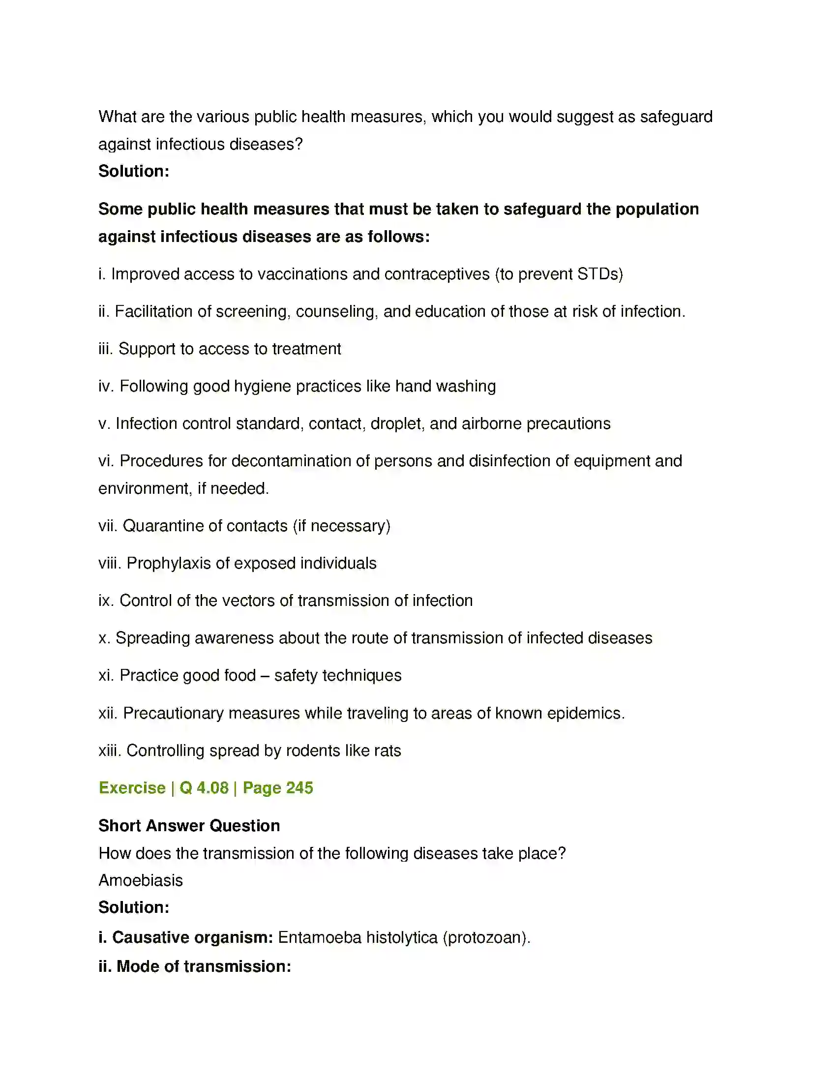 Maharashtra Board Class 12th Biology Human Health and Diseases Solution 17