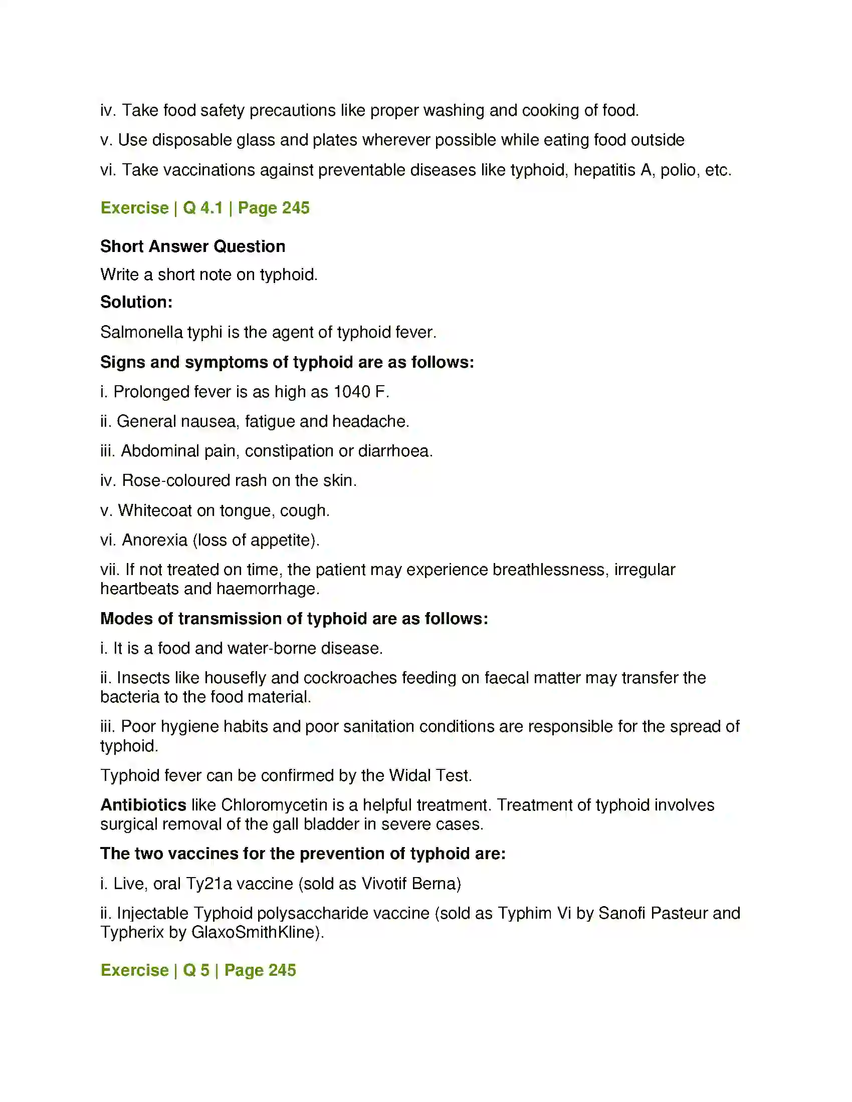 Maharashtra Board Class 12th Biology Human Health and Diseases Solution 21