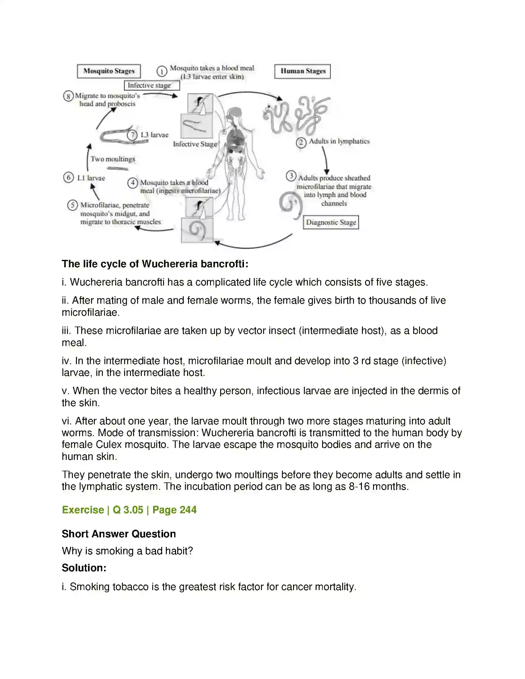 Maharashtra Board Class 12th Biology Human Health and Diseases Solution 8