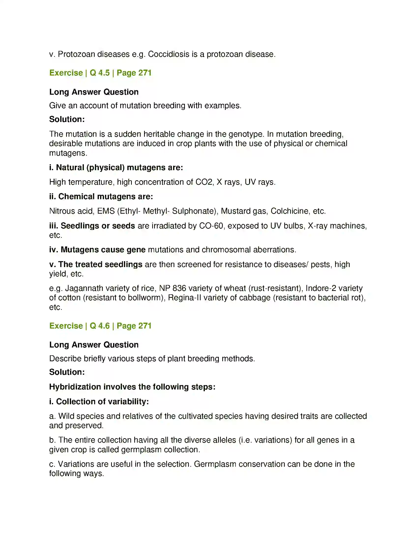 Maharashtra Board Class 12th Biology Enhancement of Food Production Solution 15