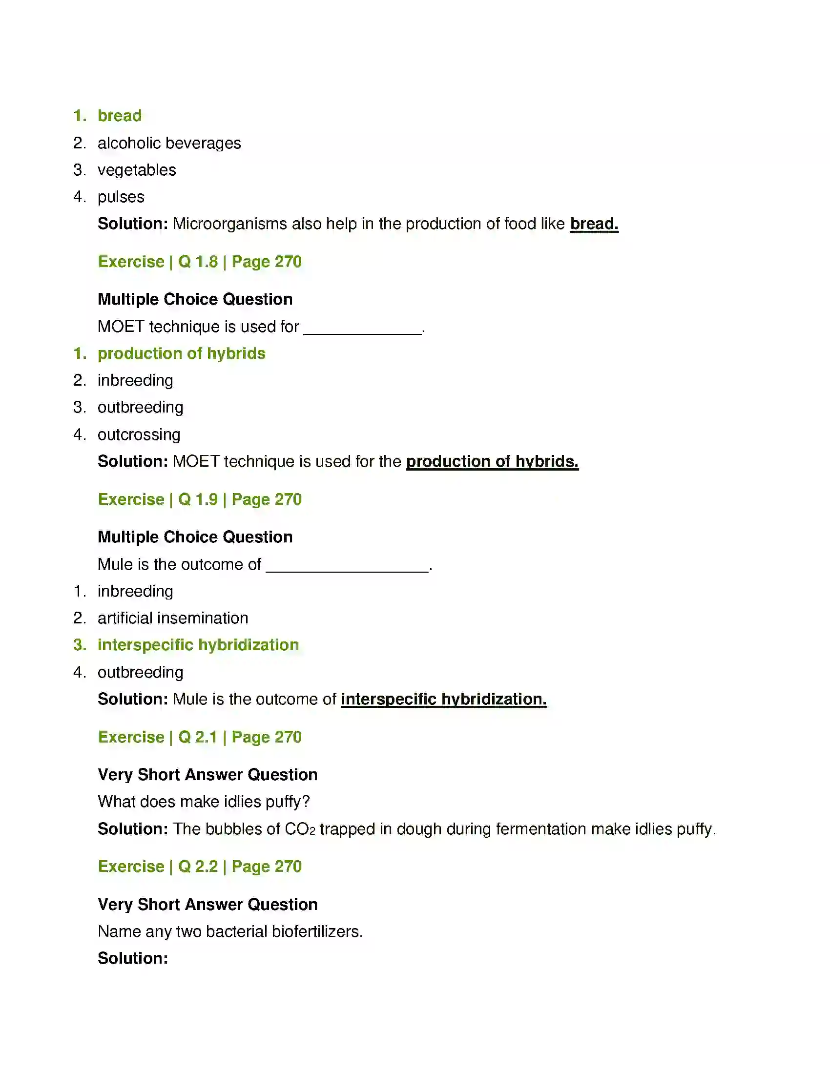 Maharashtra Board Class 12th Biology Enhancement of Food Production Solution 3