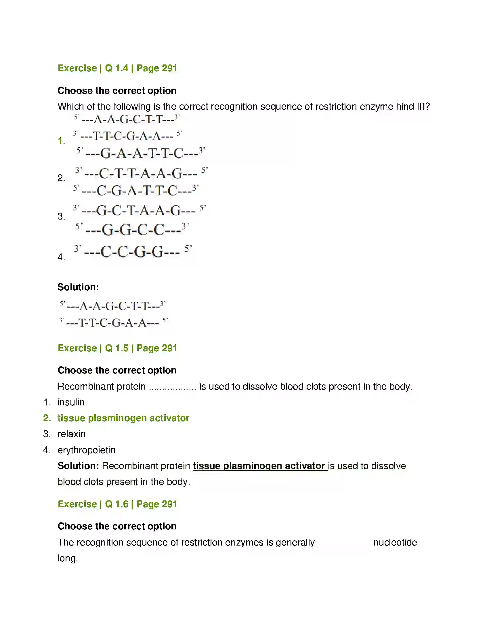 Maharashtra Board Class 12th Biology Biotechnology Solution 2